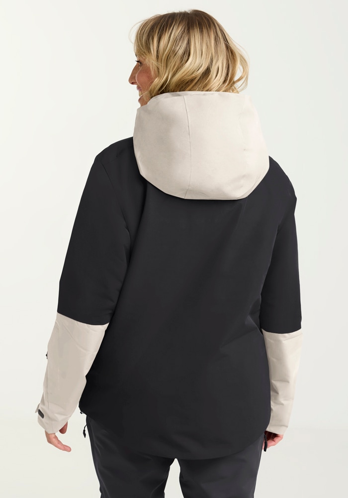 Jack Wolfskin Skijacke »FLOWLINE 2L INS JKT W« mit Kapuze mit TEXAPORE 2L, abnehmbare Kapuze, atmungsaktiv, wasserdicht