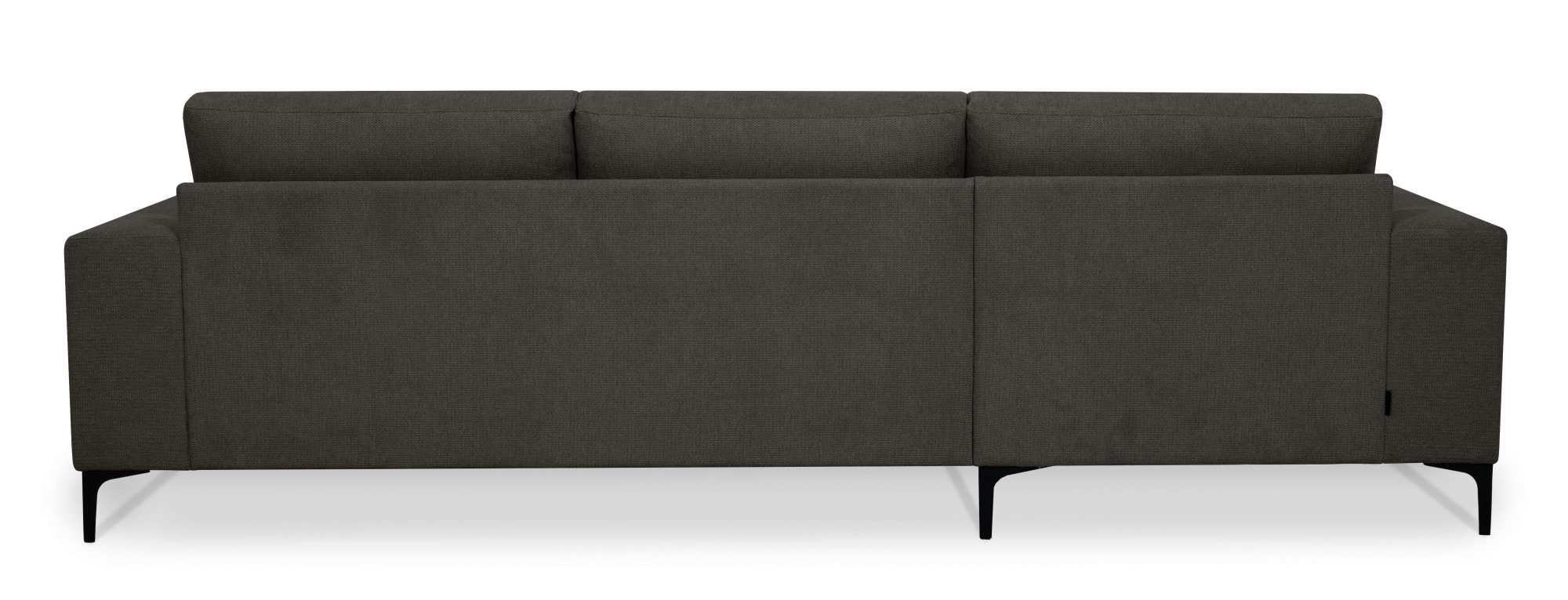 GOODproduct Canapé d'angle »Xander, L-Form« Largeur 280 cm, chenille toucher doux, pieds métalliques noirs