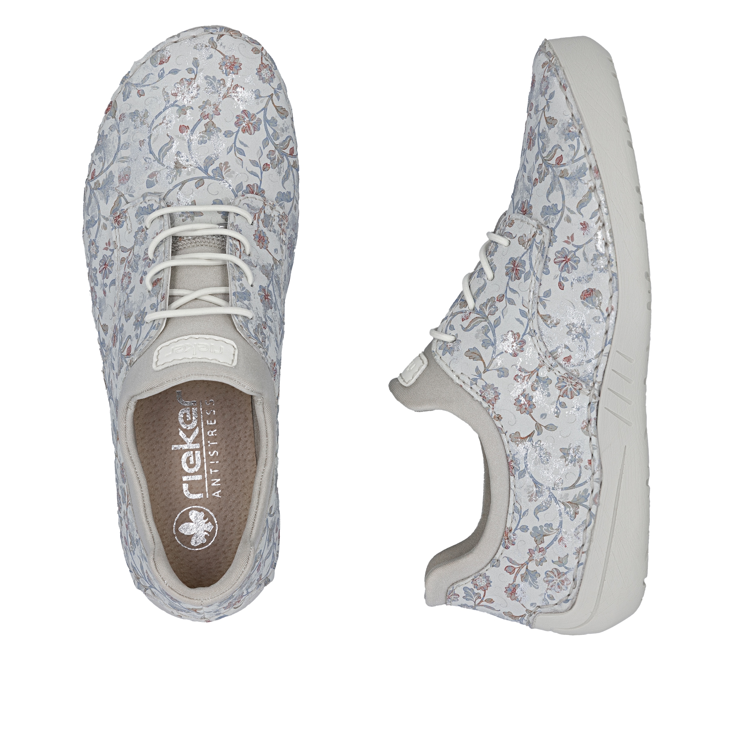 Rieker Baskets slip-on  Mocassin, chaussure basse, chaussure de loisirs avec motif floral