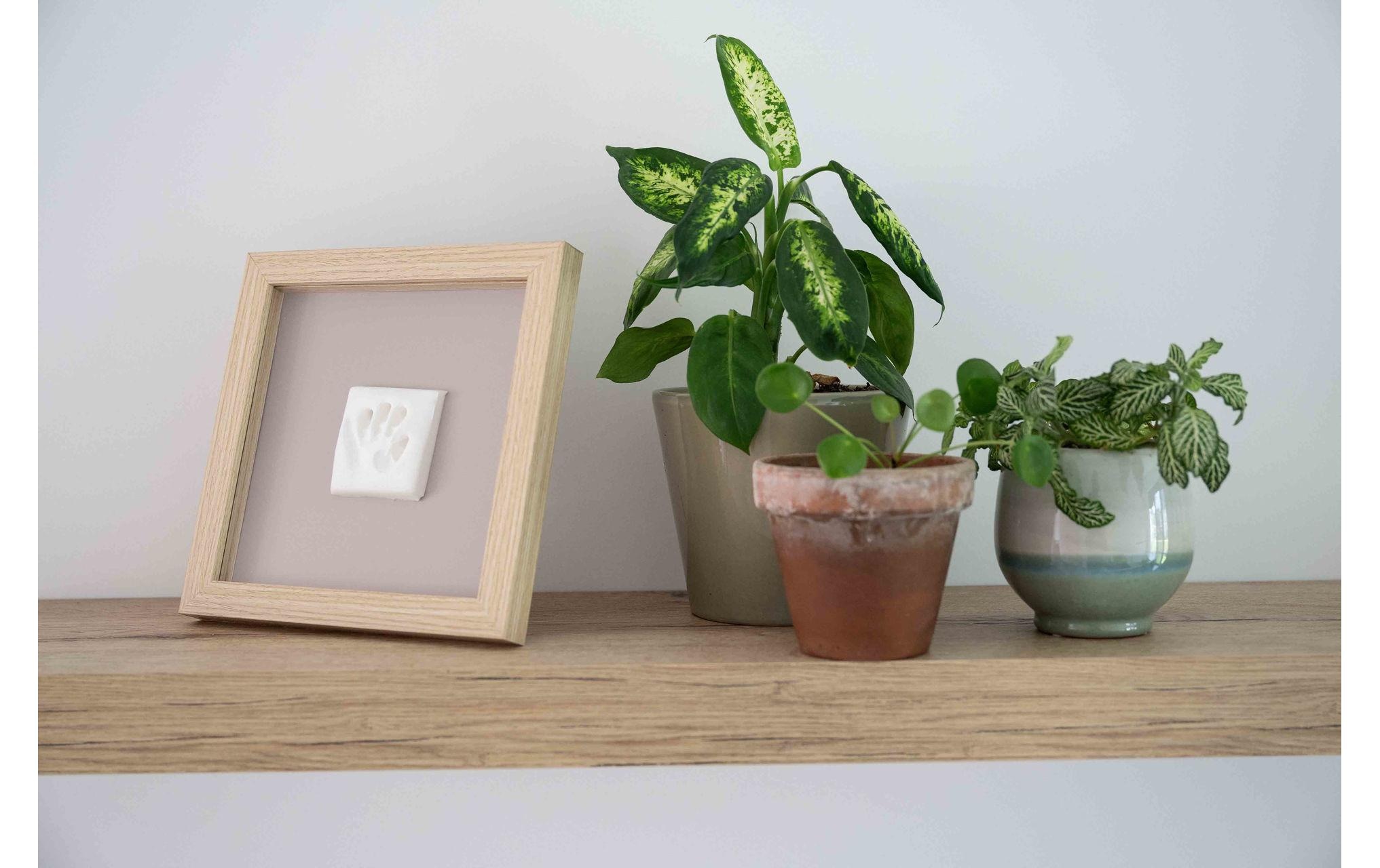 Dooky Bilderrahmen »Handabdruck Rahmen 22 x 22 x 2 cm«