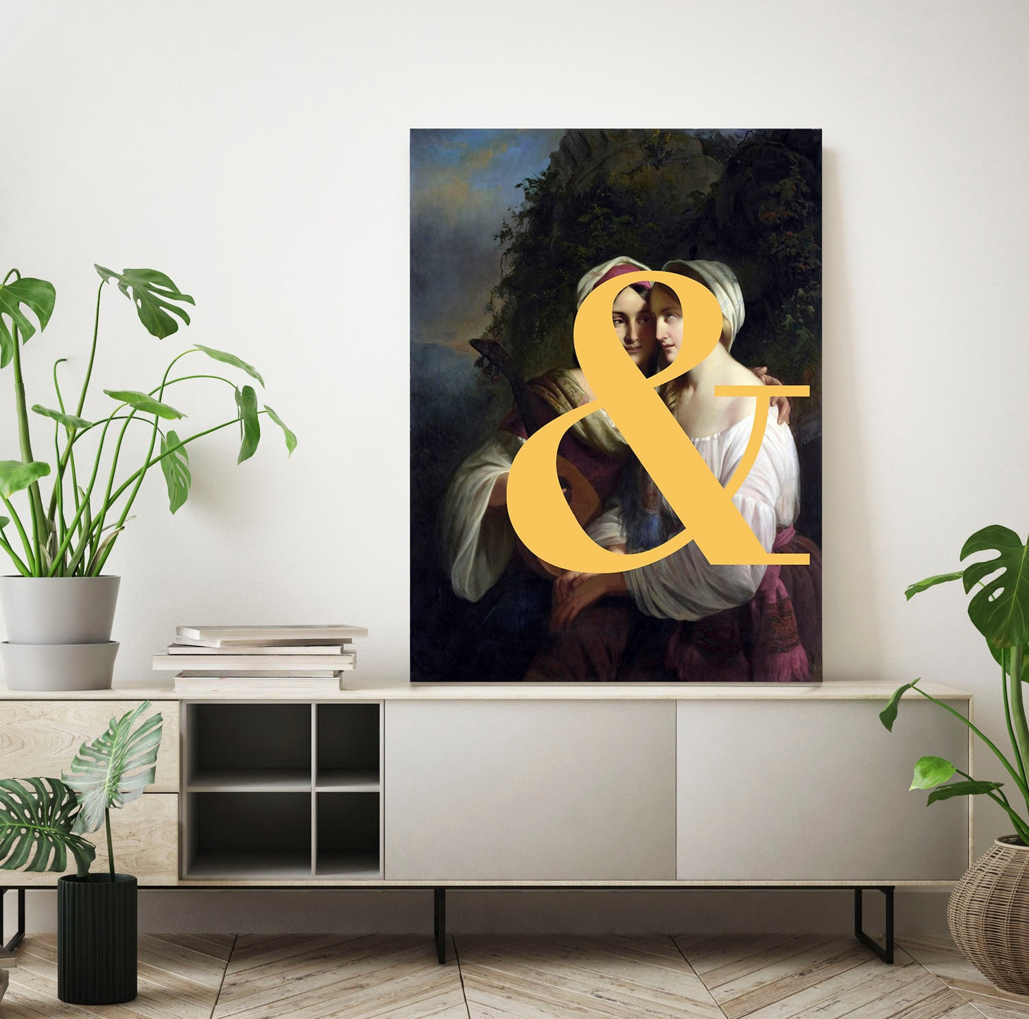 queence Acrylglasbild »Liebespaar mit Farbklecks« Bilder von Liebespaaren | Formen | Frau | Gemälde | Historische Persönlichkeiten | Kunst | Mann Fine Art-Print in Galeriequalität