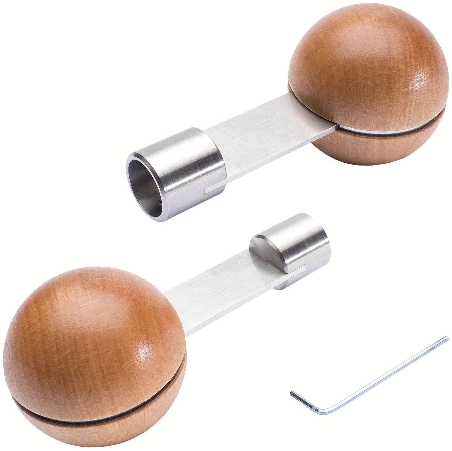 Liedeco Gardinenstange »Stil Harsens« Ø 16 mm 1 läufig-läufig Fixmass 1-läufig im Fixmass Ø 16 mm