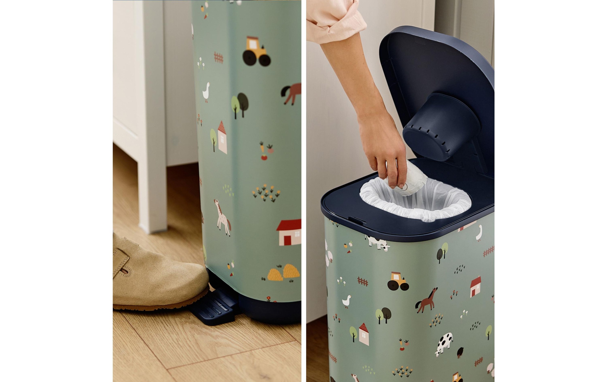 Rotho Babydesign Windeleimer »Yuma Farmtiere 35 l«