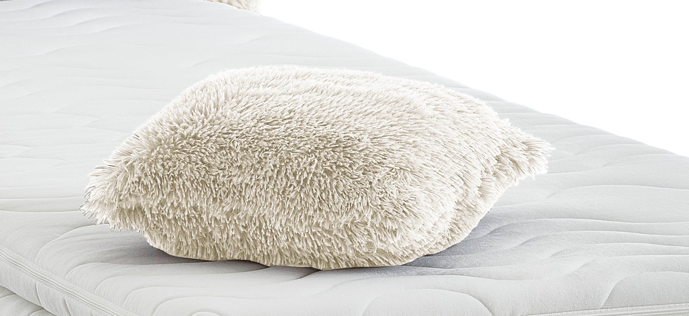Westfalia Schlafkomfort Lit de boxe »Nara« en imitation fourrure, disponible en H2, H3 & H4 au choix