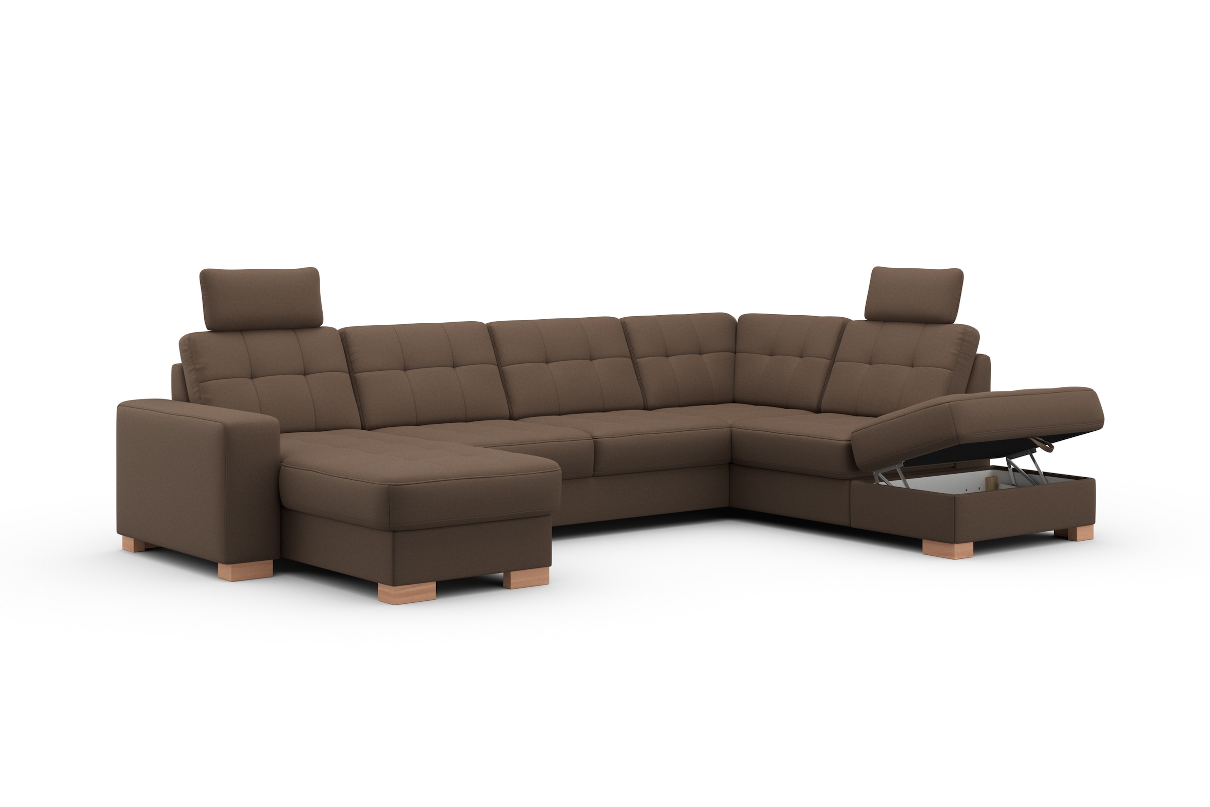 sit&more Paysage de salon »Quincy U-Form« wahlweise mit Bettfunktion und Bettkasten