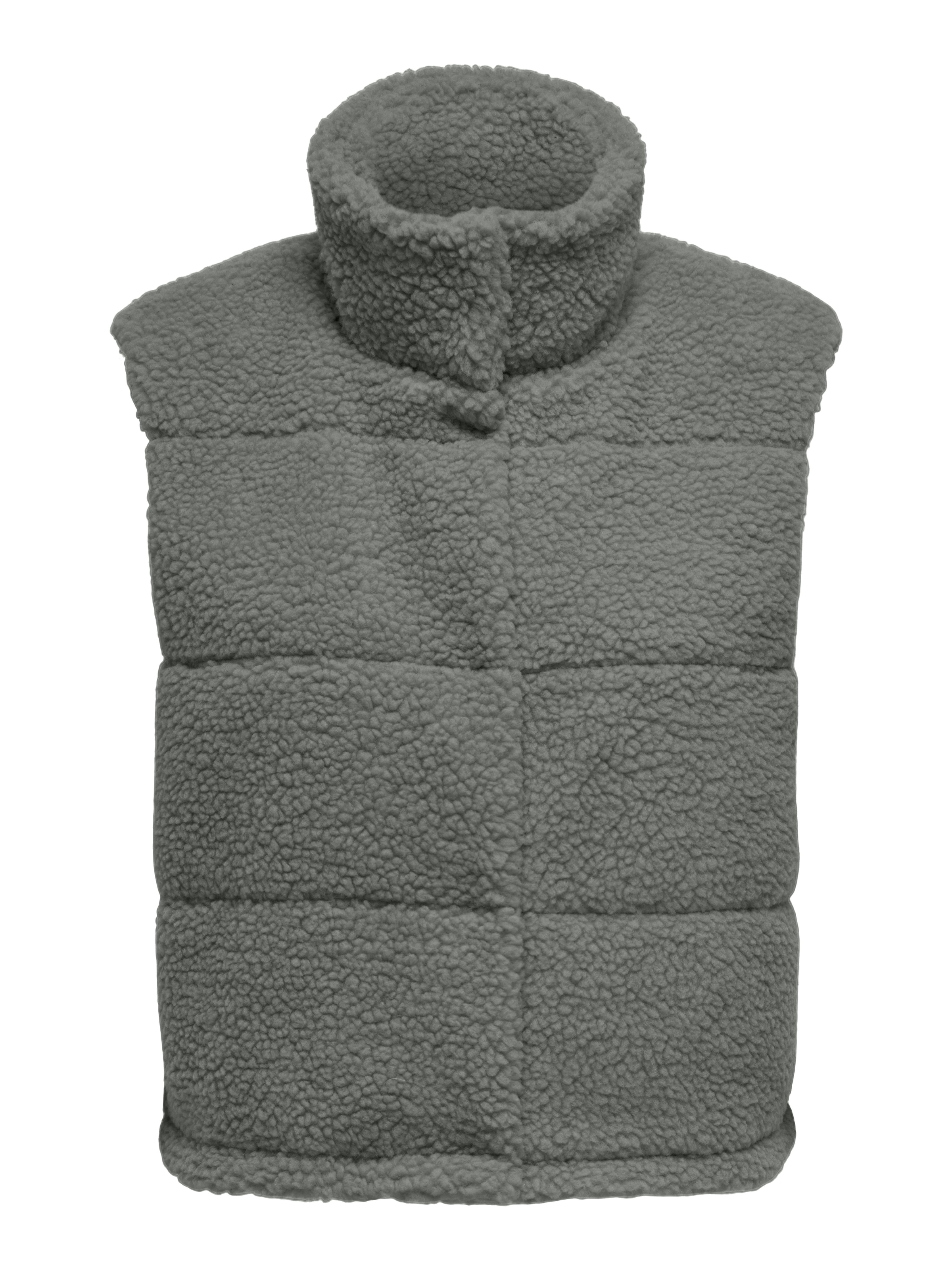 ONLY Plüschweste »ONLSANDRA TEDDY WAISTCOAT LIFE OTW NOOS« Kunstfaser