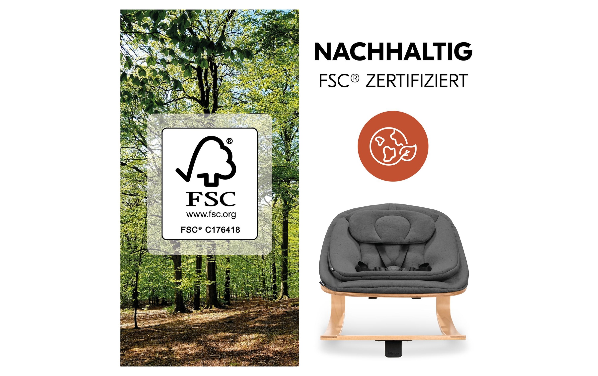 Hauck Hochstuhlaufsatz »Bouncer Eco«