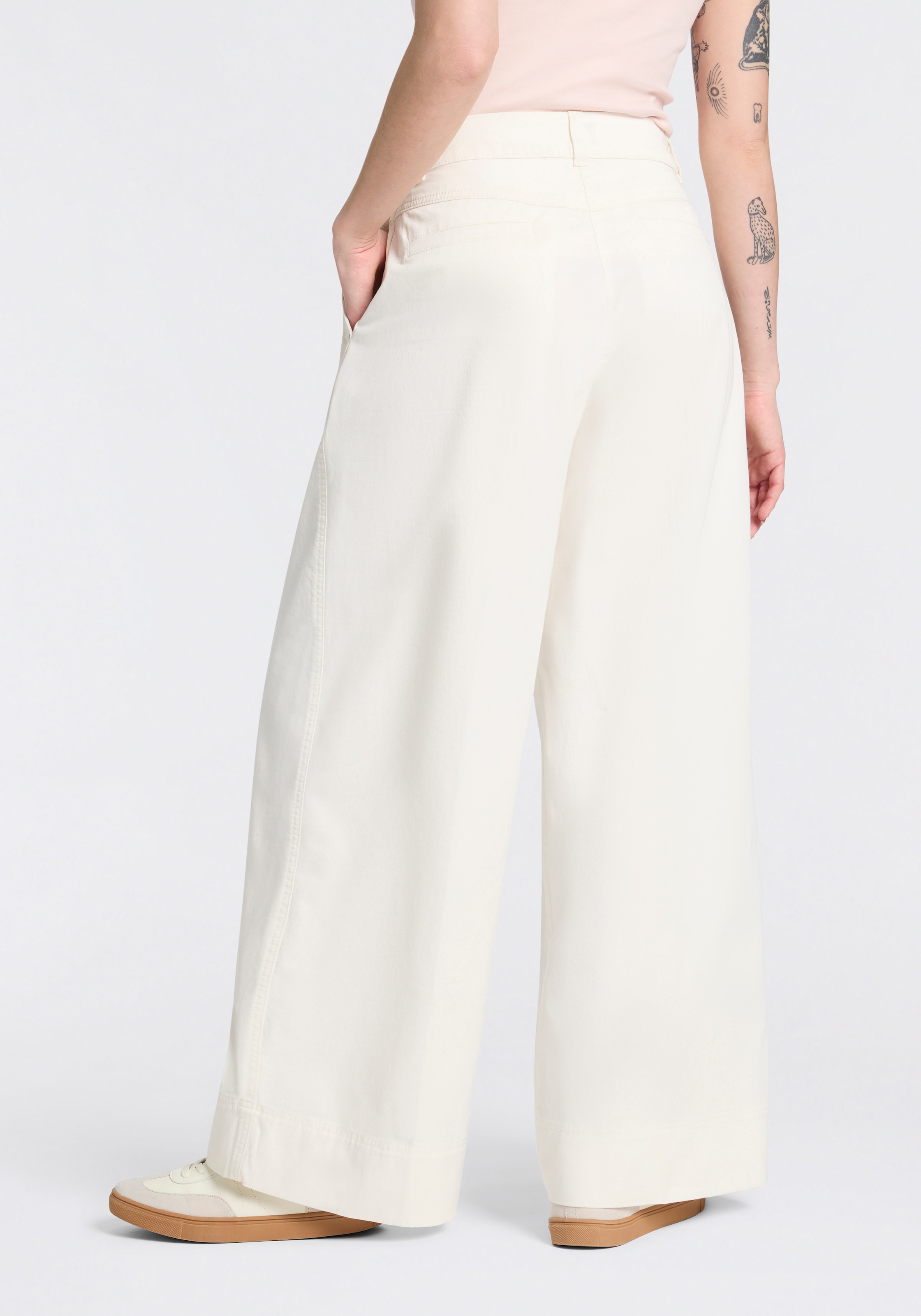 BOSS ORANGE Pantalon à pinces »Tanjura Premium Damenmode«  avec jambe large