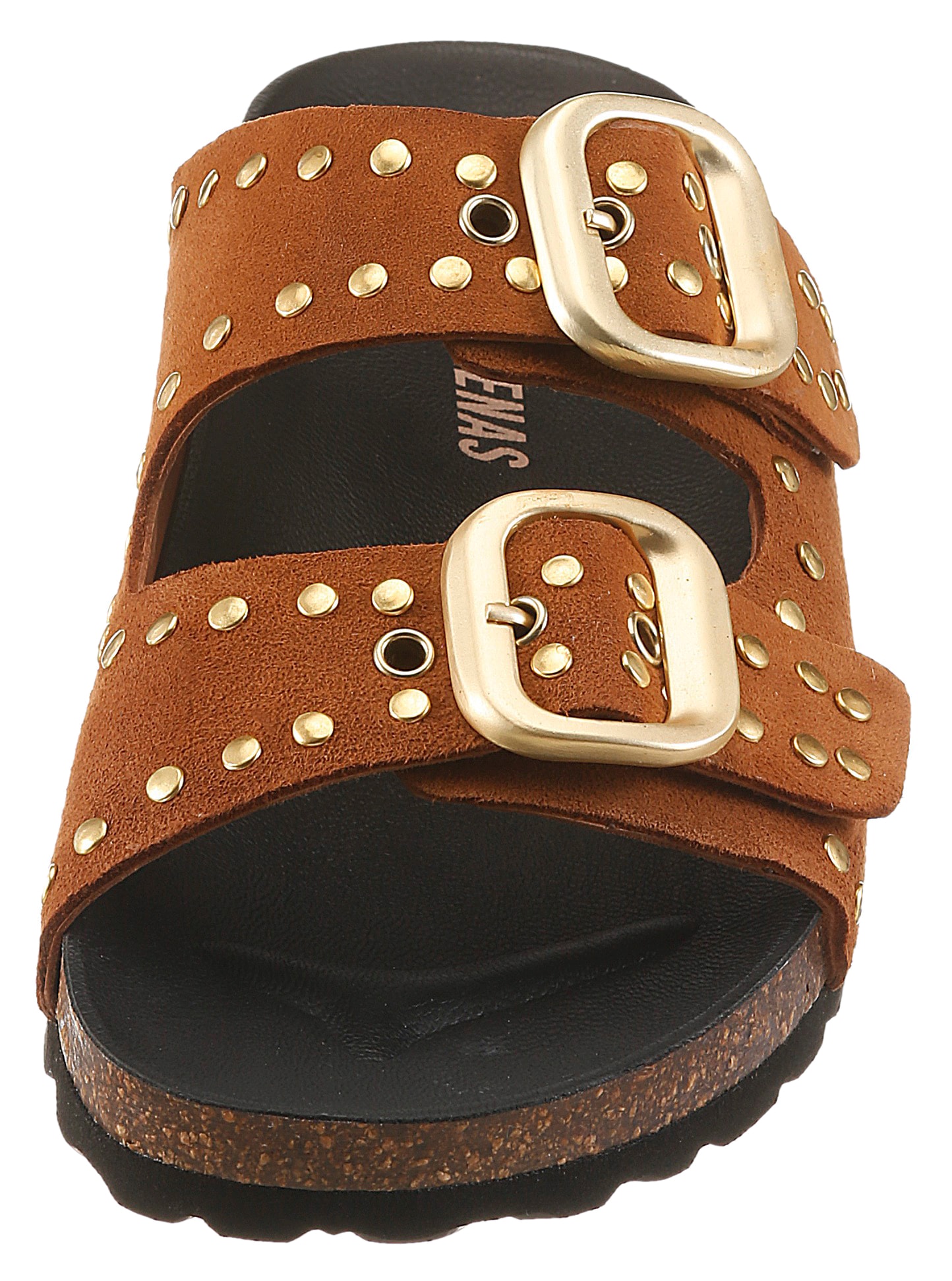 VERBENAS Pantolette  Chaussure d'été, chausson, chaussure de plage avec décoration cloutée