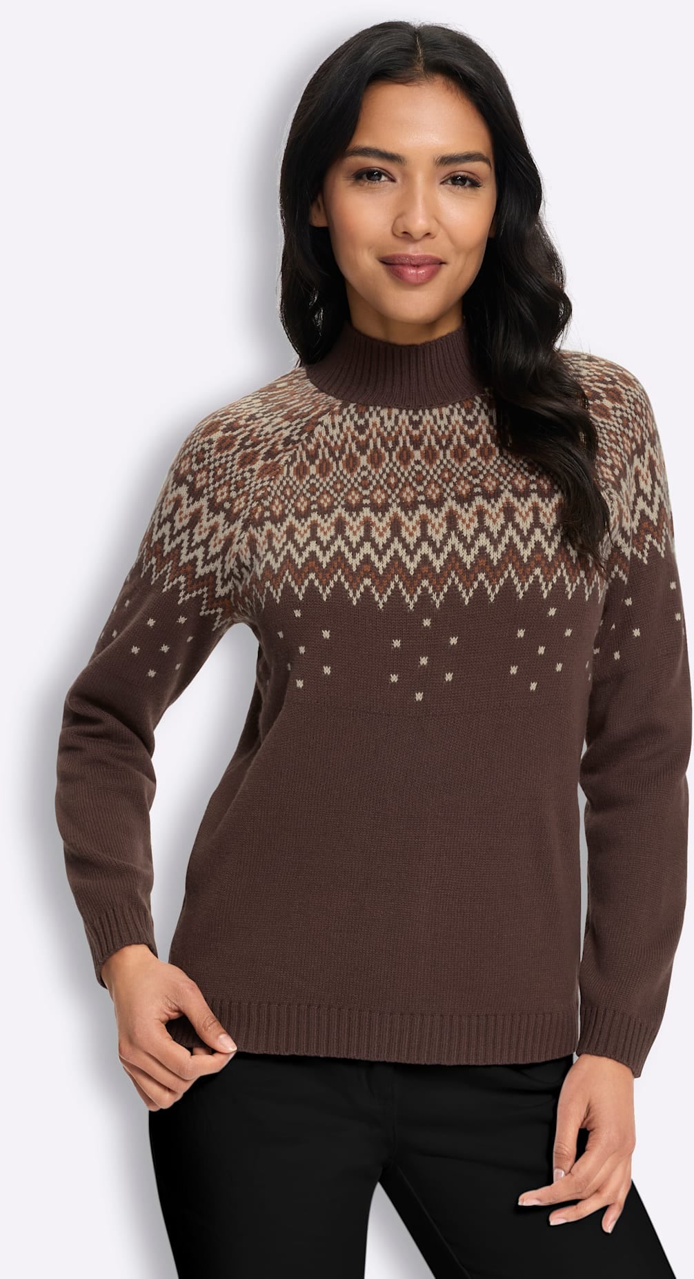 Classic Basics Pull à col montant »Stehkragen-Pullover«