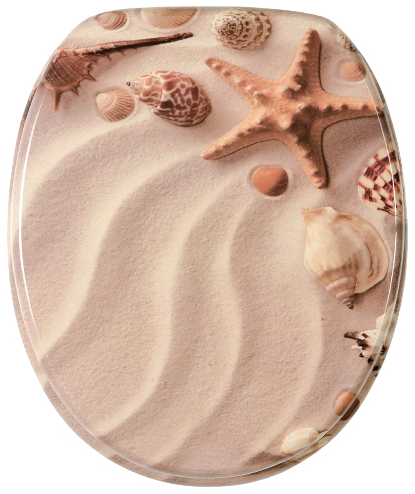 Sanilo Badaccessoire-Set »Sanibel« bestehend aus WC-Sitz, Badteppich, Stöpsel, Seifenspender, WC-Bürste