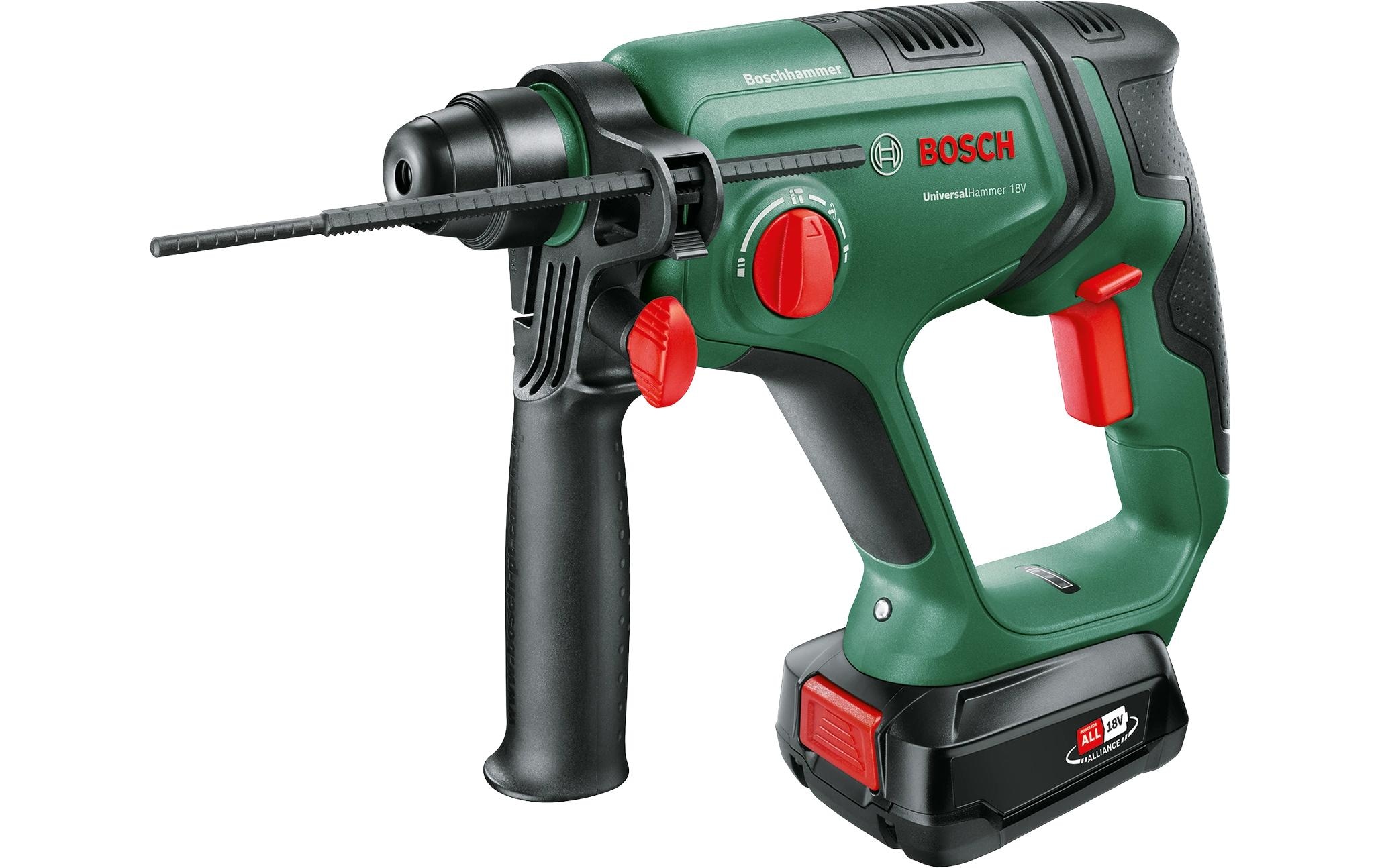 BOSCH Akku-Bohrhammer »UniversalHammer« mit Akku 18V/2,5Ah und Ladegerät AL 1