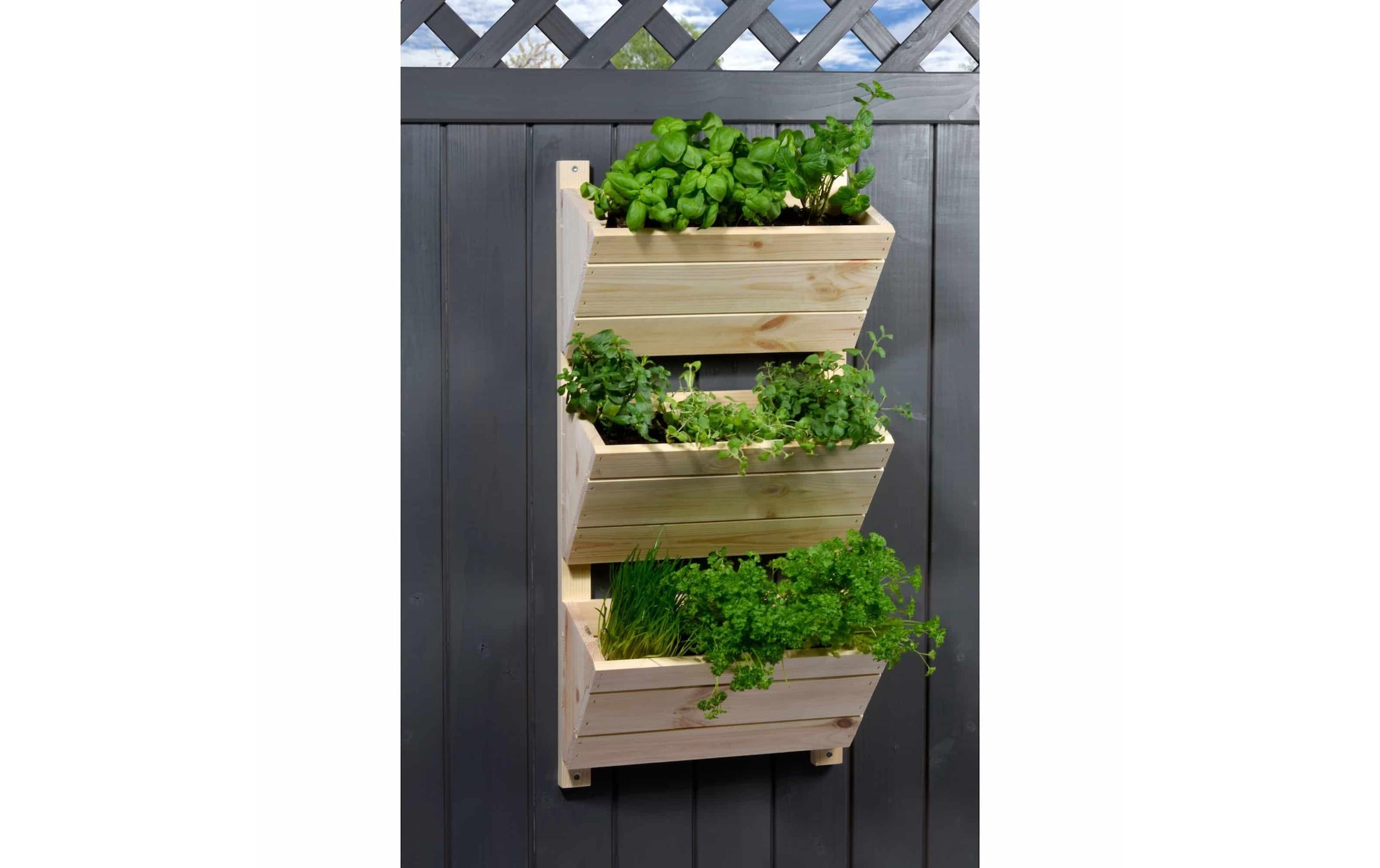 dobar Lit surélevé »mit 3 Pflanzkästen«