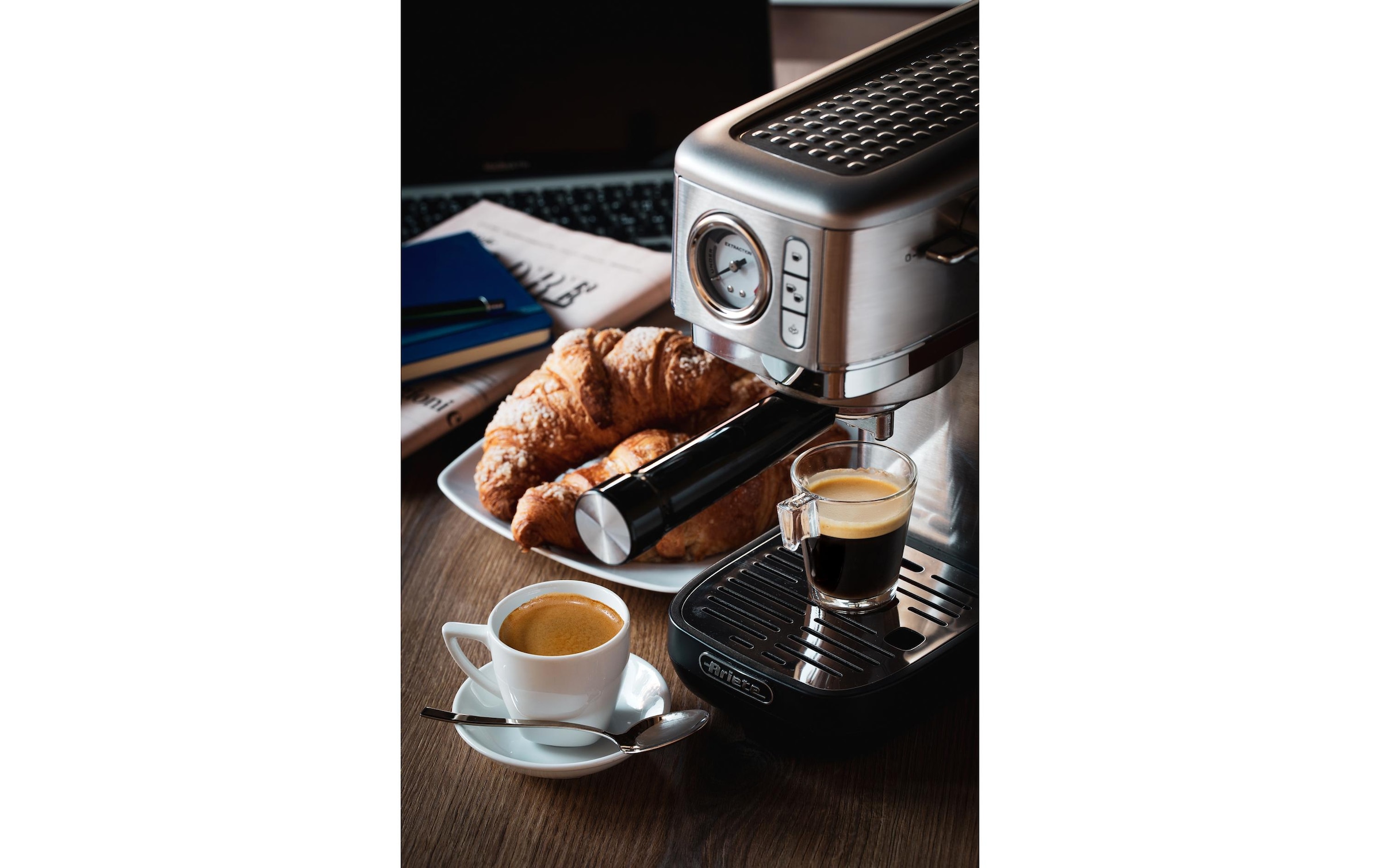   Machine à café à porte-filtre »ARI-1381« Leistungsaufnahme Betrieb: 1300W