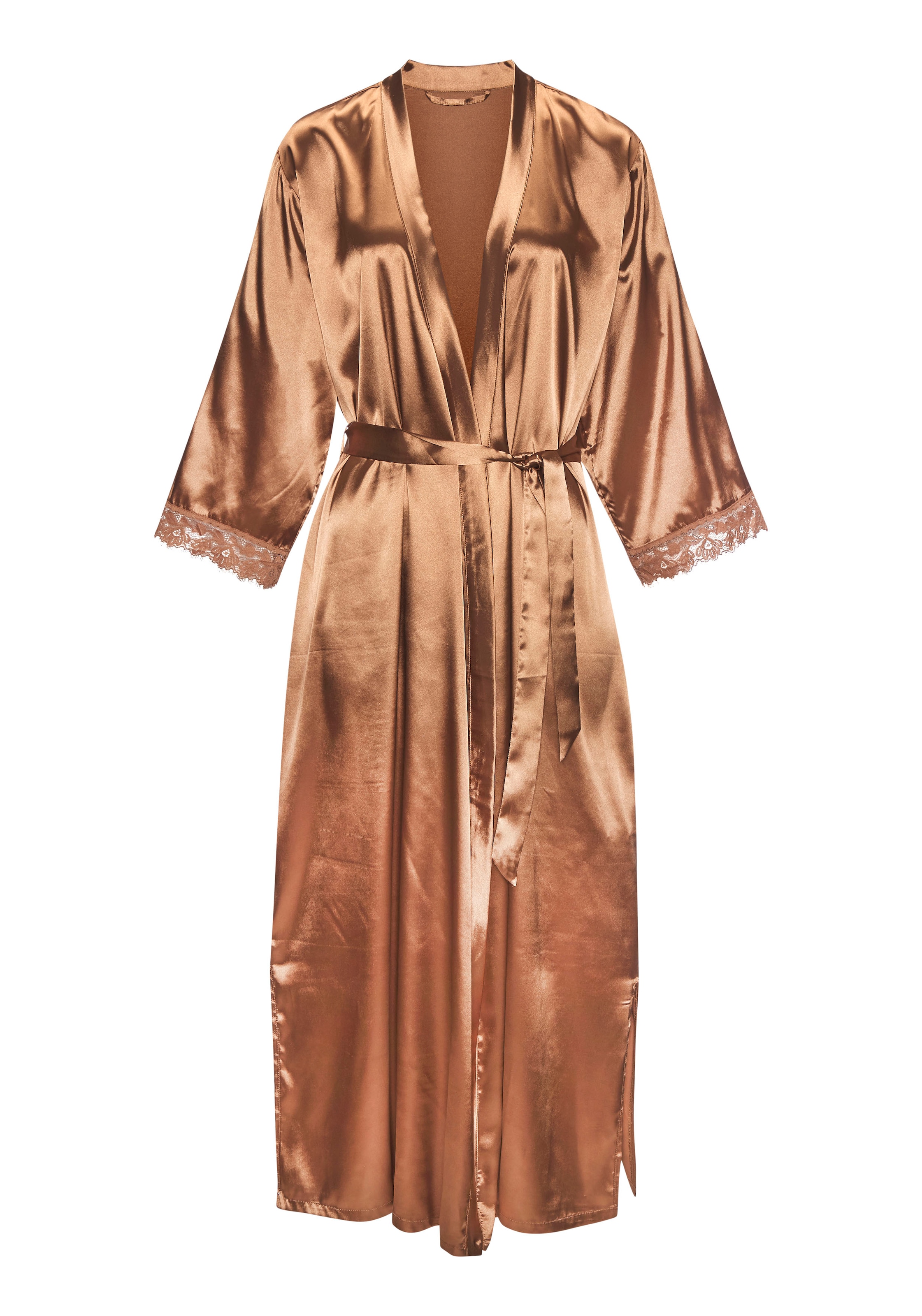 LASCANA Kimono Mit spitze besetzte Ärmel