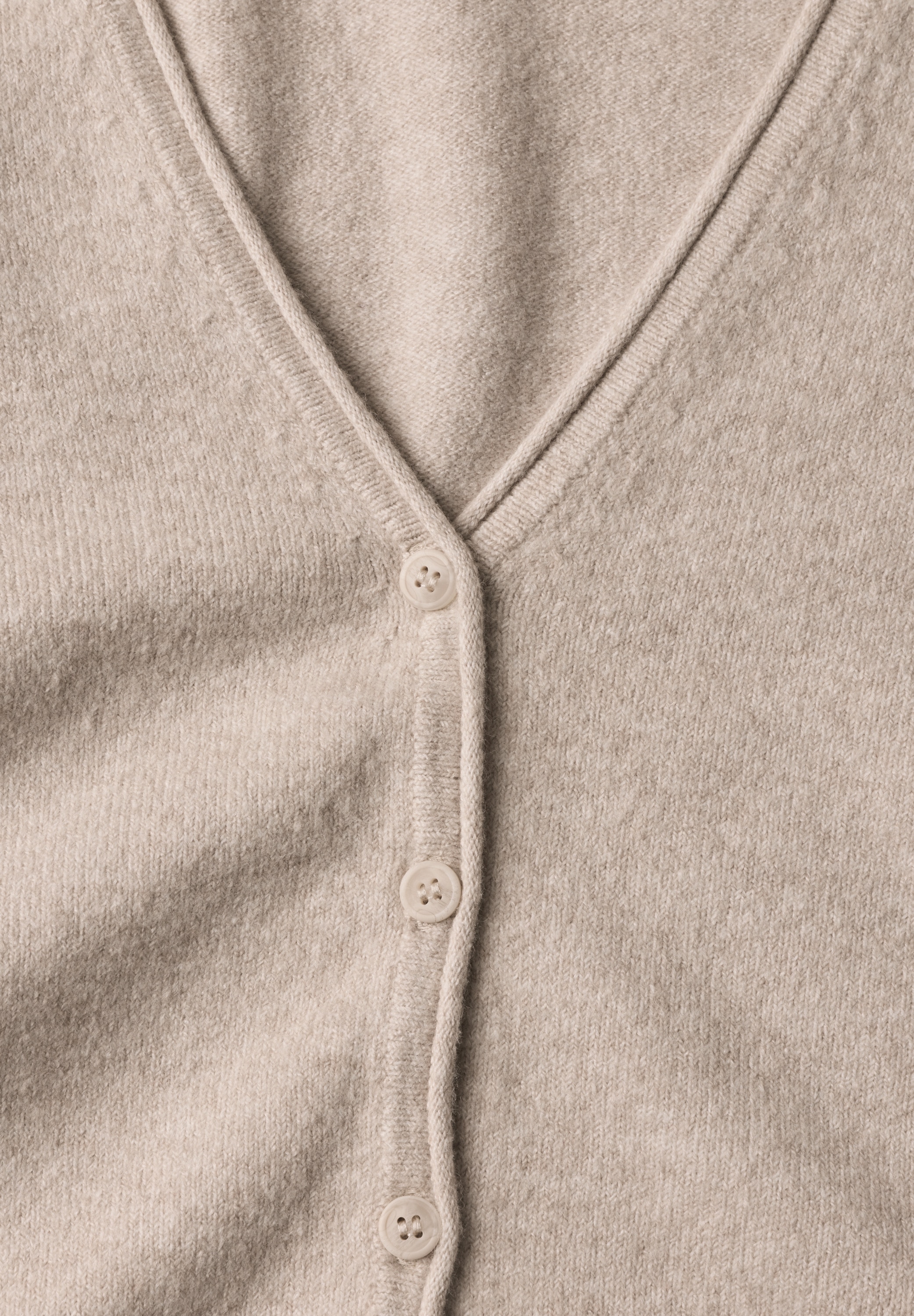 STREET ONE Cardigan avec col en V et patte de boutonnage
