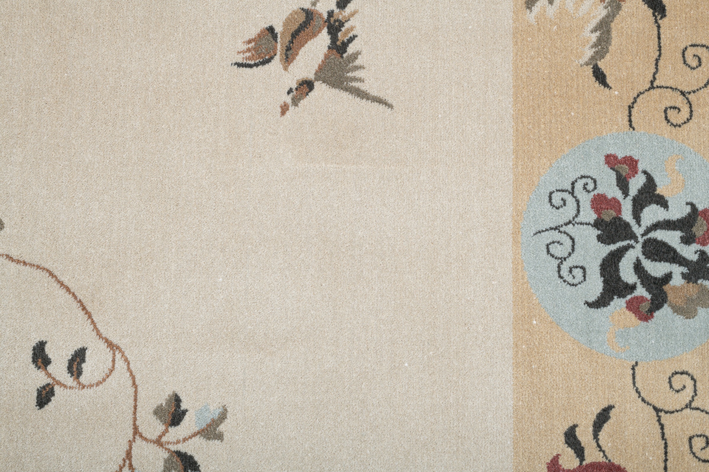 Gino Falcone Tapis »Cherina GF-130« Rectangulaire 8 mm Höhe zartes Blüten Design, mit Bordüre, leichter Glanz, 100 % Viskose