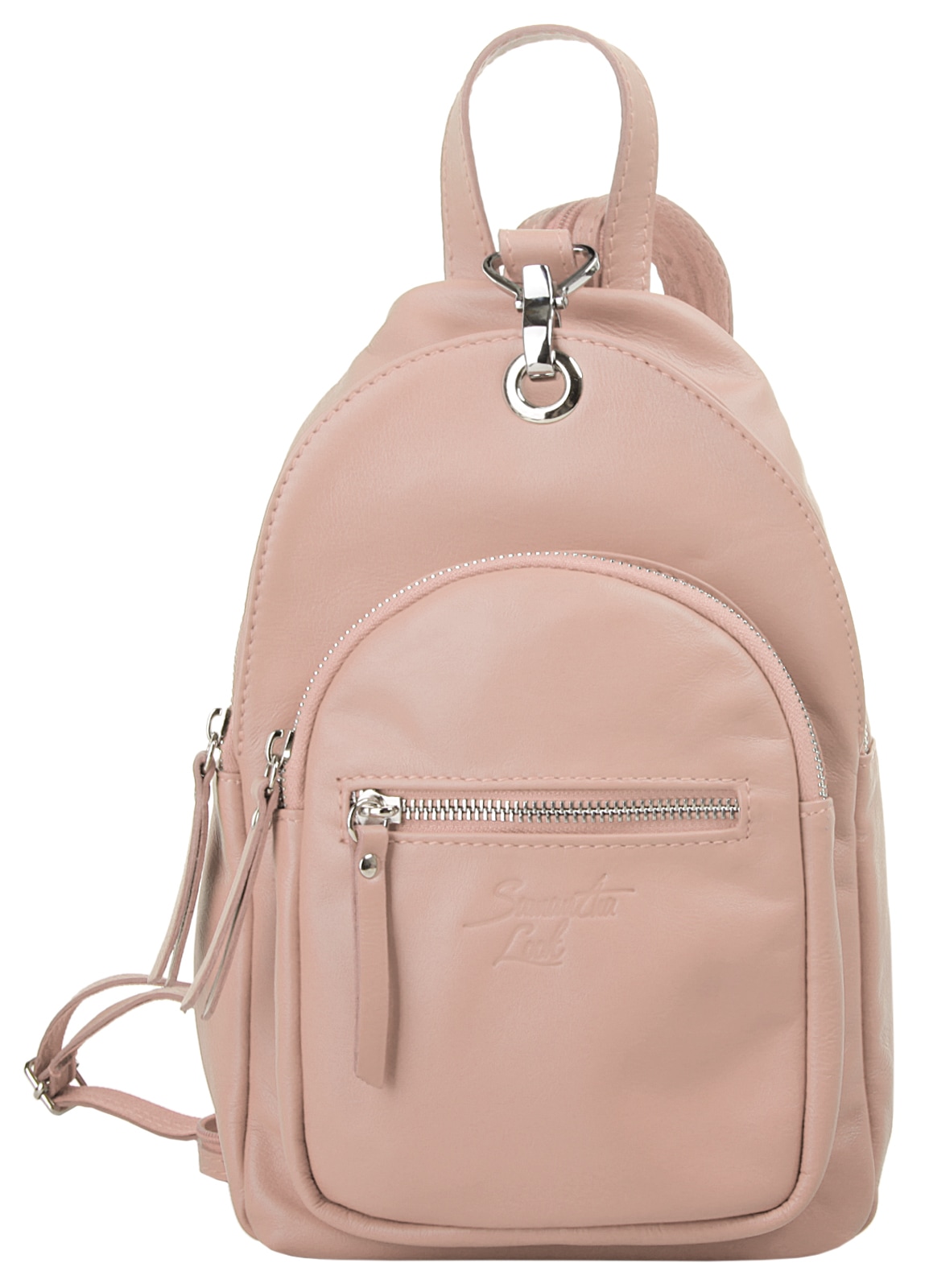Samantha Look Cityrucksack echt Leder, Made in Italy
