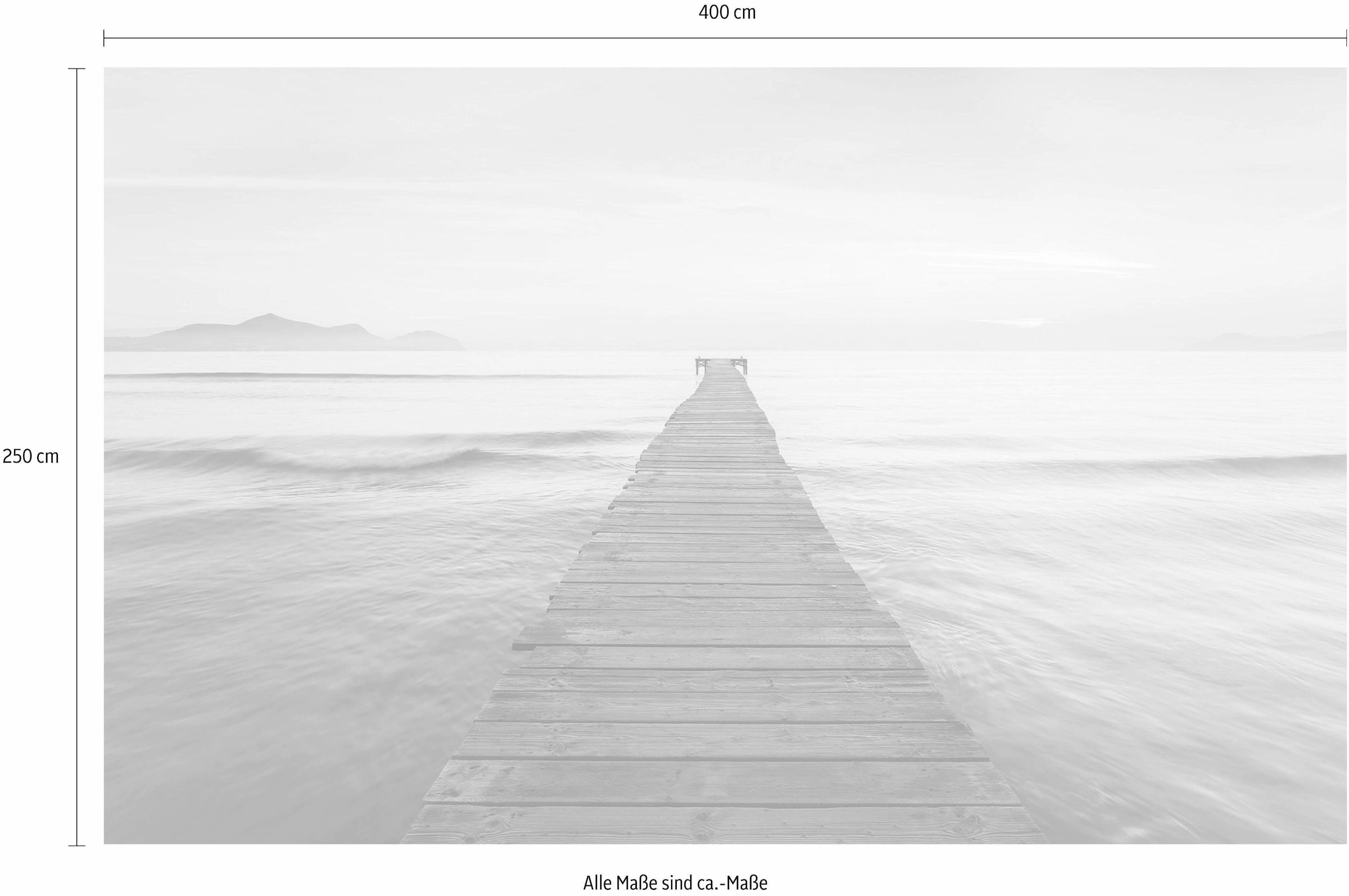 Komar Papier peint intissé »Digitaldruck Vlies -  Peace - Grösse 400 x 250 cm« imprimé Wohnzimmer, Schlafzimmer