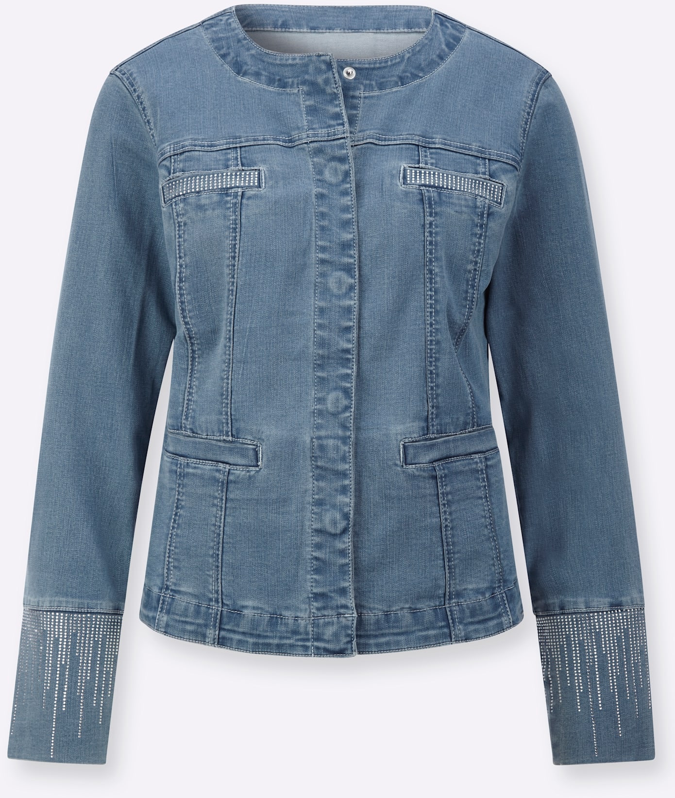 creation L Veste en jean ohne Kapuze