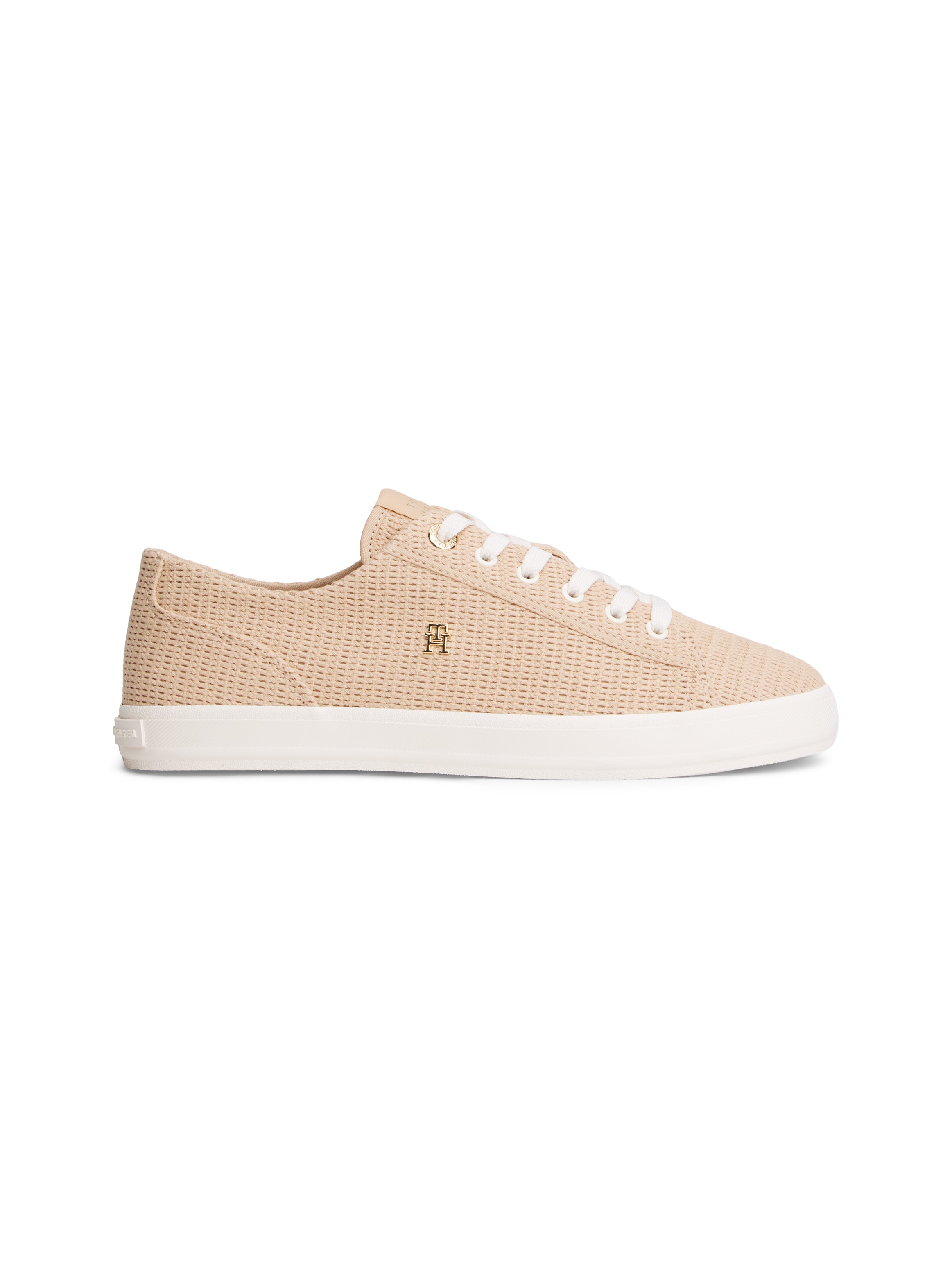 Tommy Hilfiger Plateausneaker »TH CHIC FOXING SNEAKER«  Freizeitschuh, Schnürer, Halbschuh mit Logo-Emblem