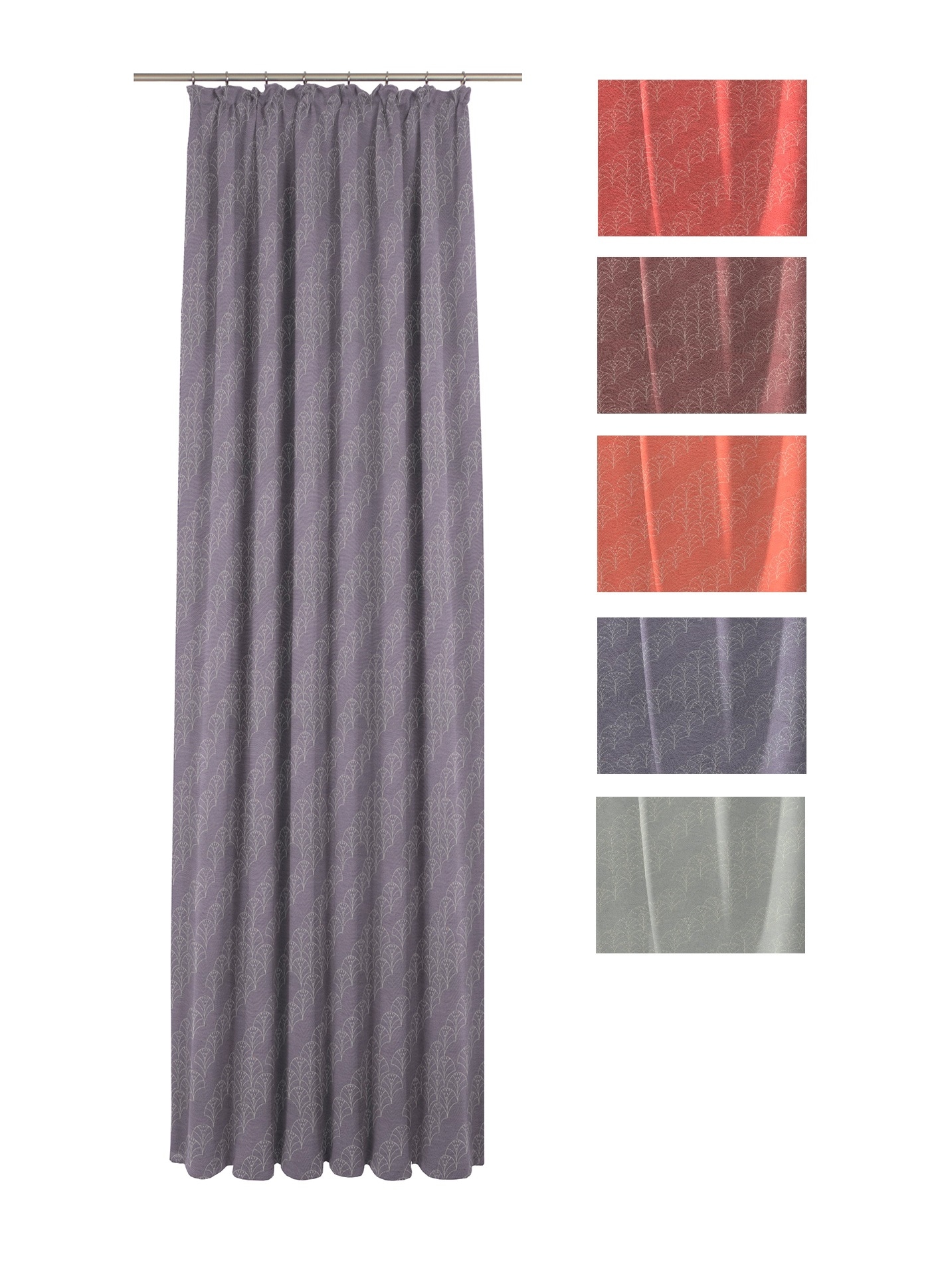 Adam Vorhang »Argentinian Criolla Light« Kräuselband 1 Stk. tlg. aus 100% Bio-Baumwolle