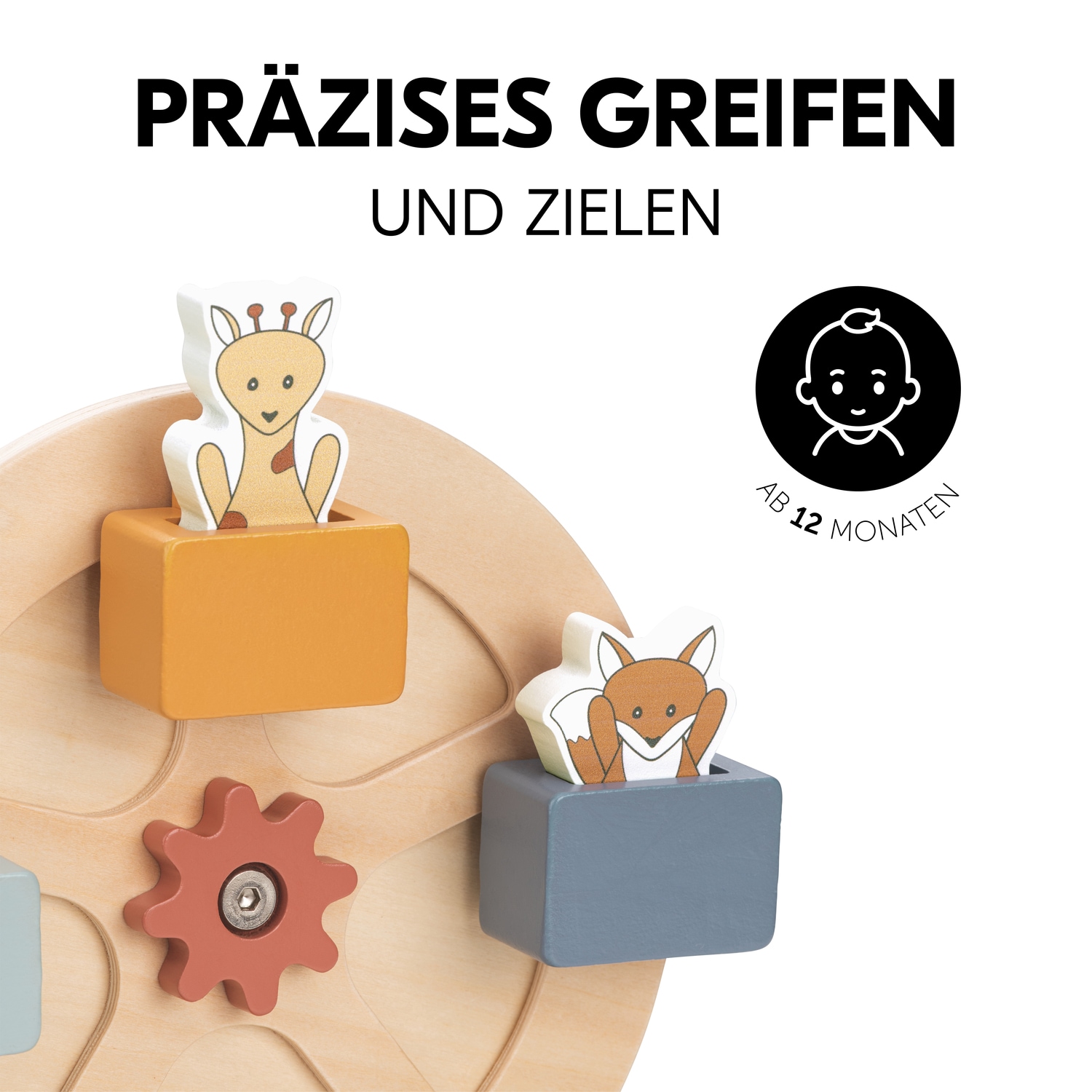 Hauck Greifspielzeug »Play Fun Fair S, hauck Animals« für Hauck Play Tray