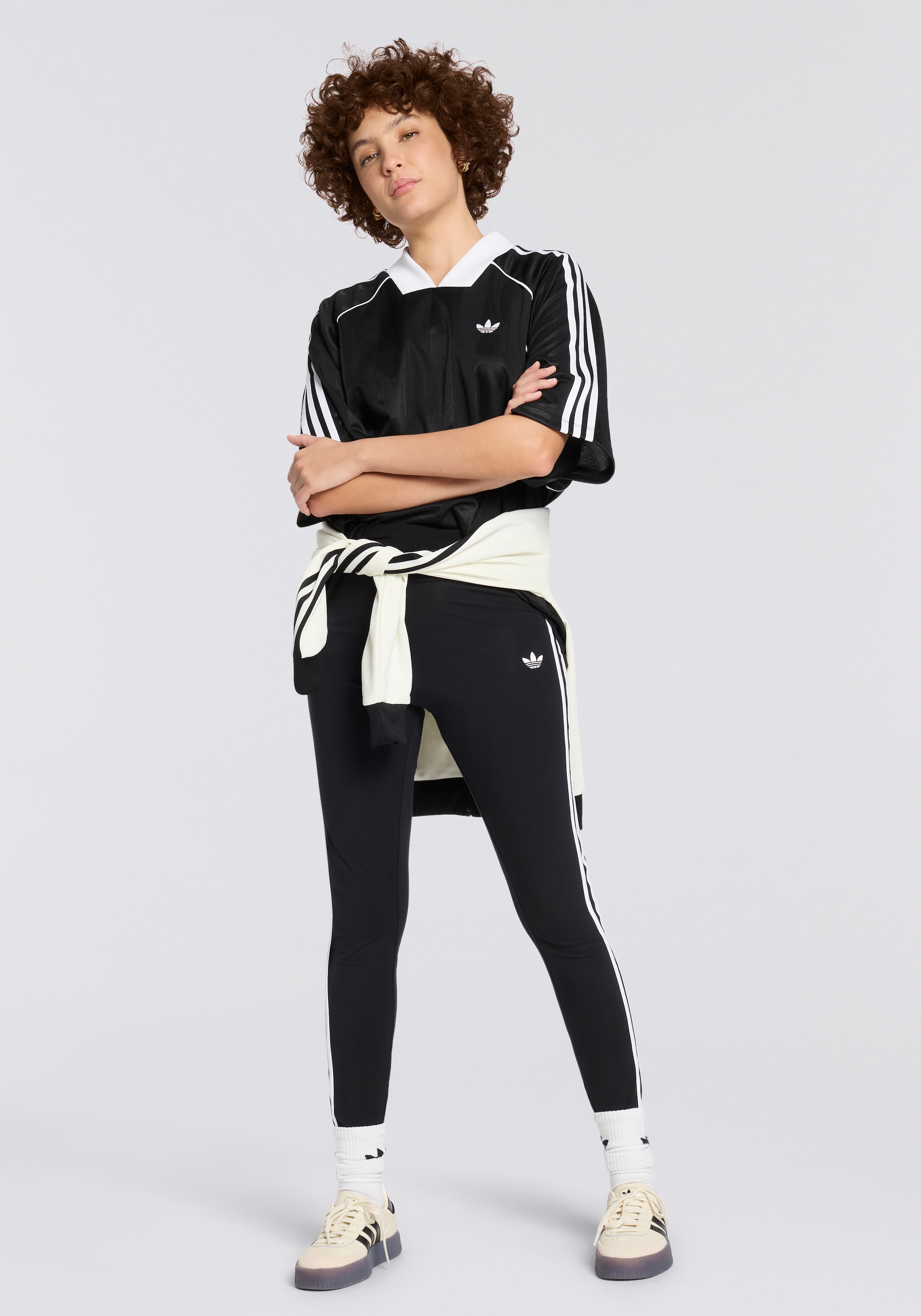 adidas Originals Leggings »3-STREIFEN«  sportlicher Stil, für vielseitige Aktivitäten, aus Single Jersey