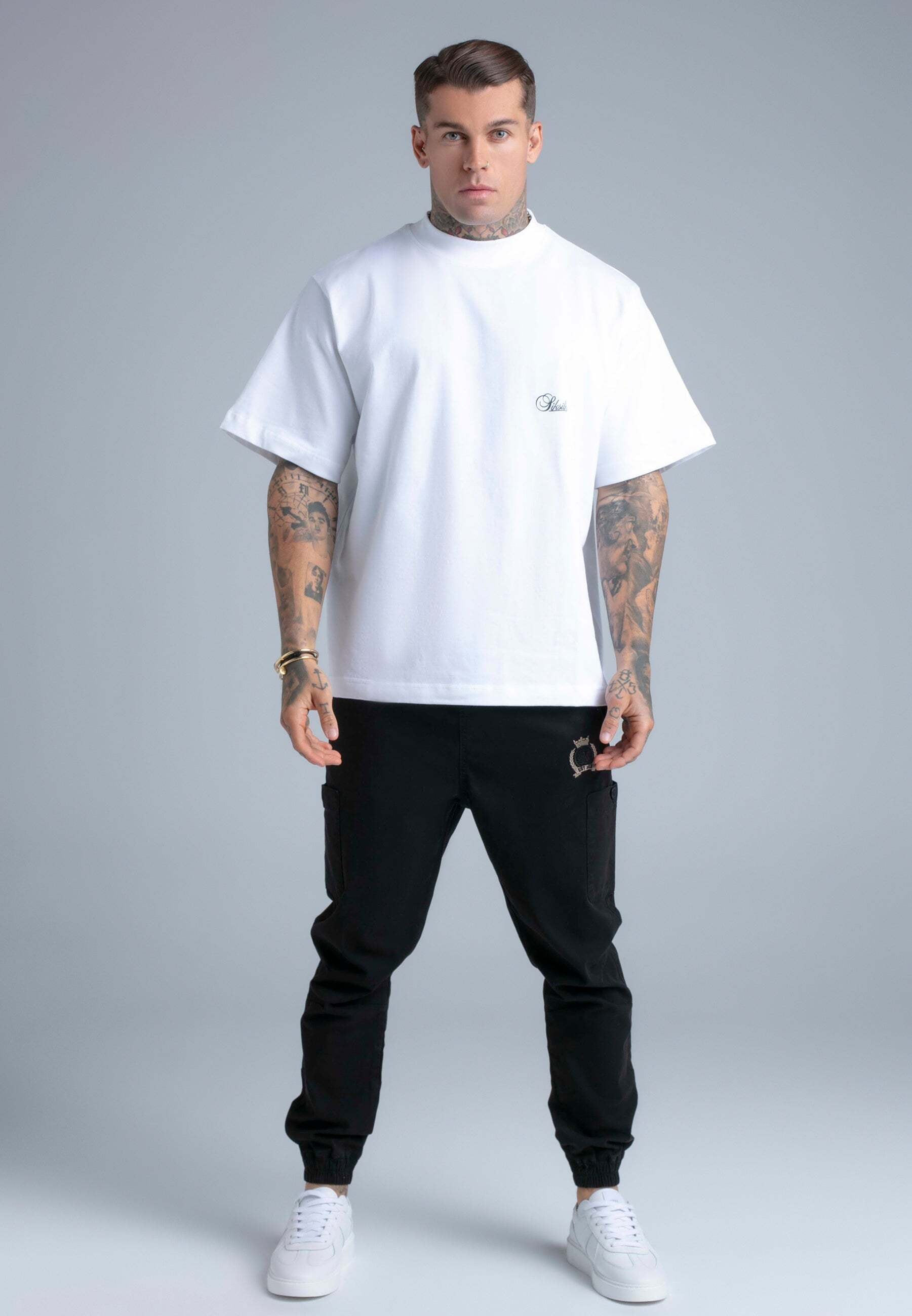 Siksilk Cargohose »Siksilk Cargohose Slim Fit«