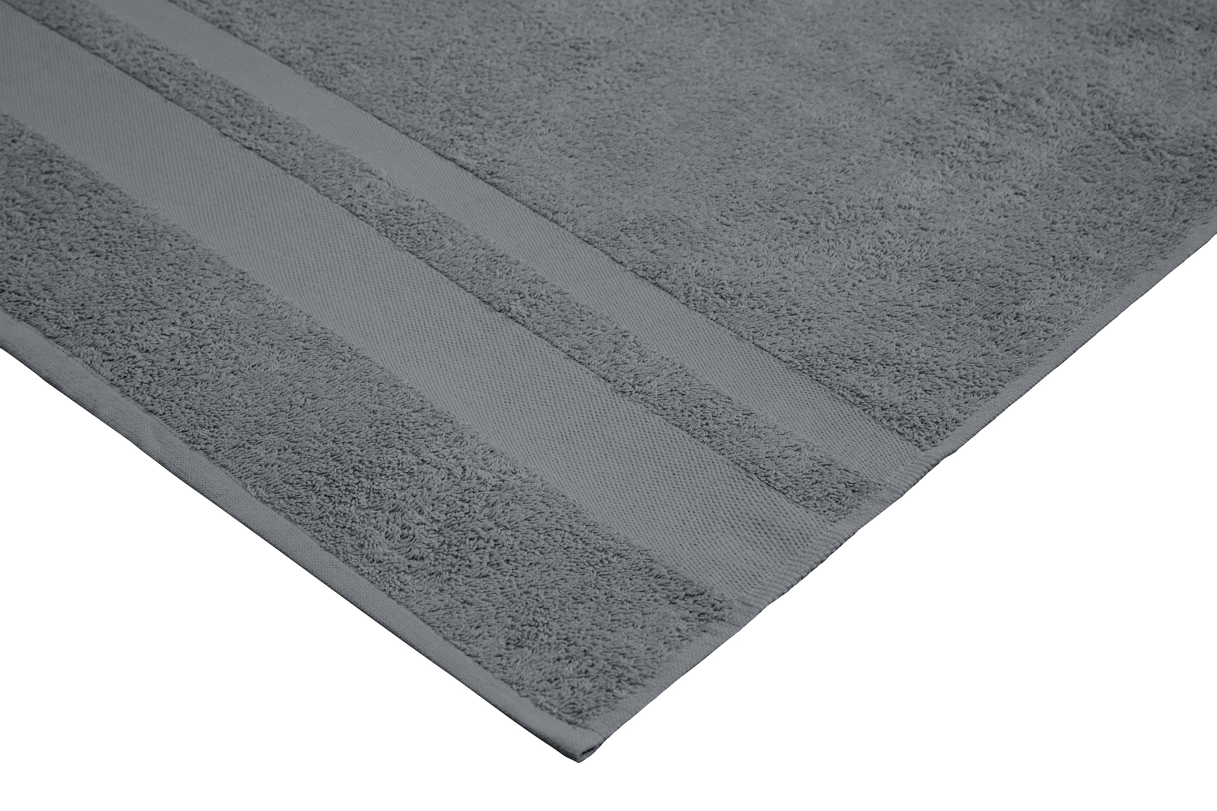 GOODproduct Duschtücher »Vanessa, 4 Duschtücher, 70x140cm, in Standard- und Premium-Qualität« Handtücher mit Bordüre, 100% Baumwolle, einfarbig, weich
