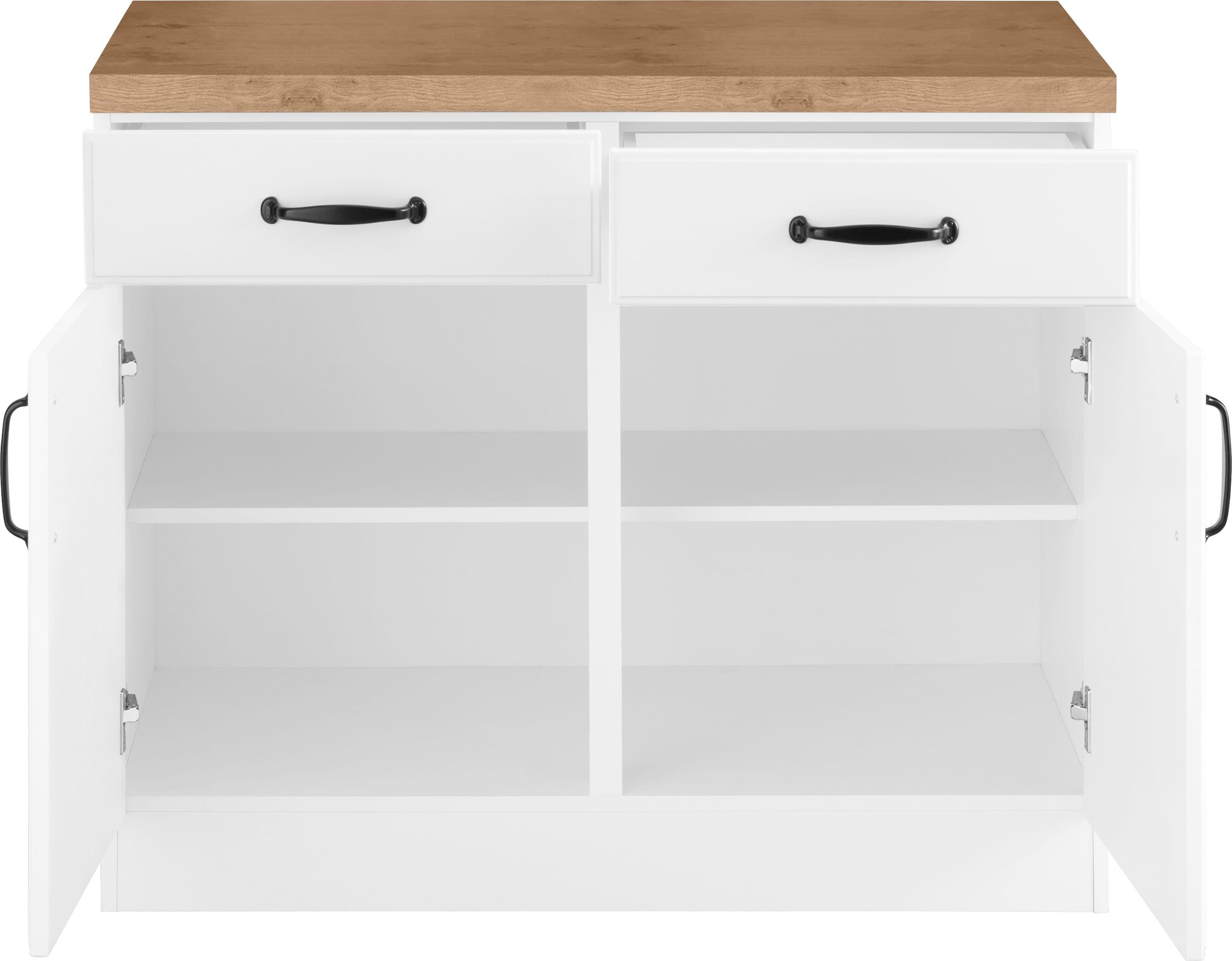 wiho Küchen Unterschrank »Erla« 100 cm breit mit Kassettenfront