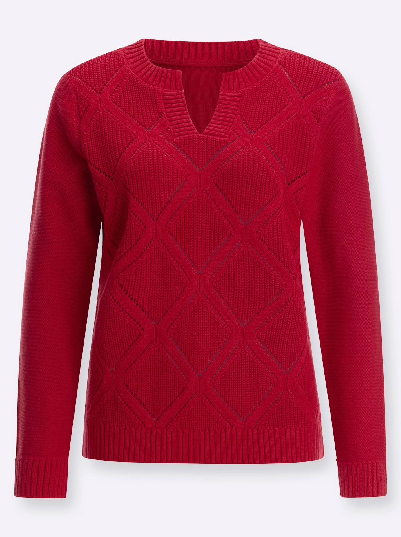 Classic Basics Ajourpullover »Langarm-Pullover«