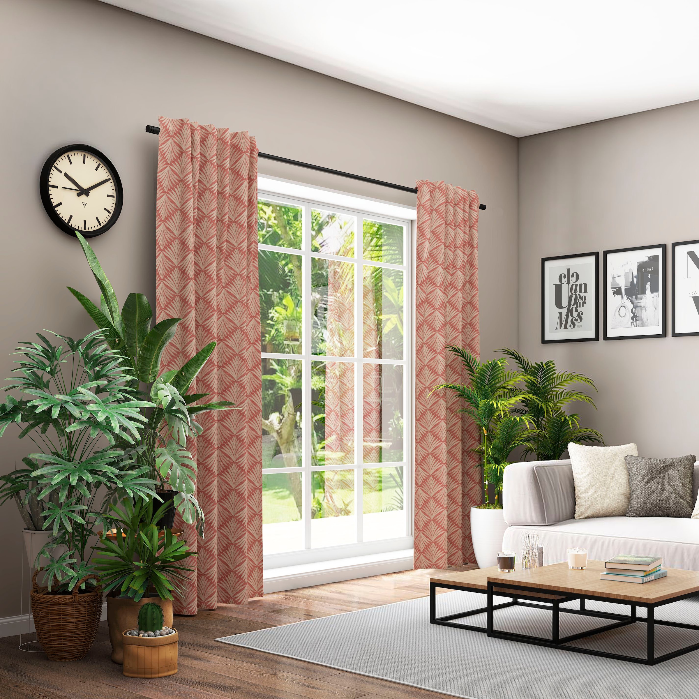 Neutex for you! Rideau »Como« Bande multifonctionnelle 1 cuis tlg. moderne Klassik