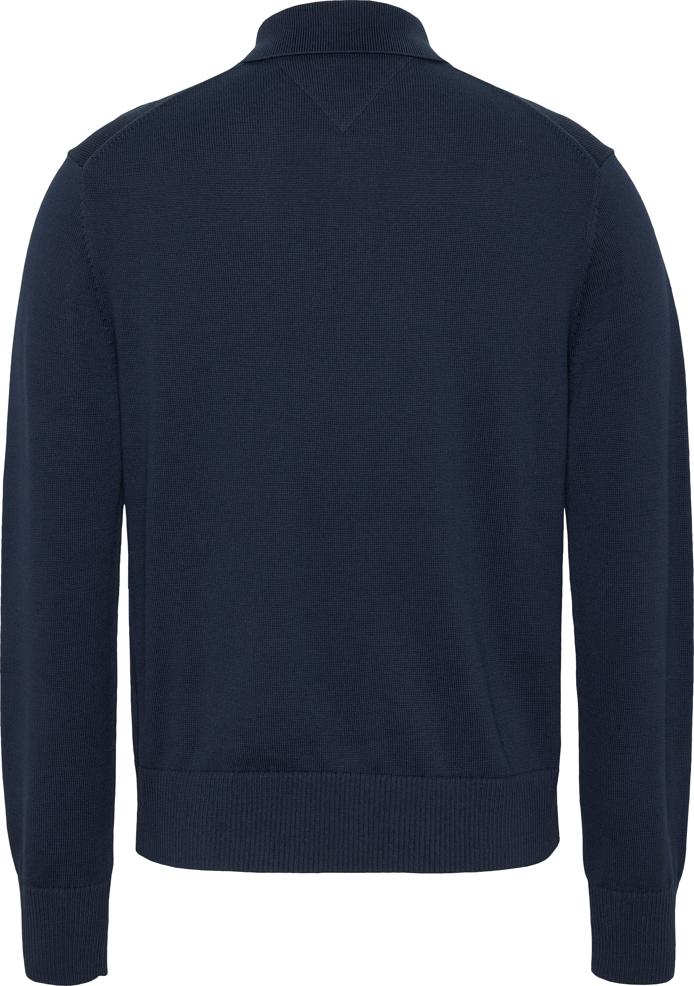 Tommy Jeans Polokragenpullover »TJM SLIM ESSENTIAL POLO SWEATER« mit Logostickerei
