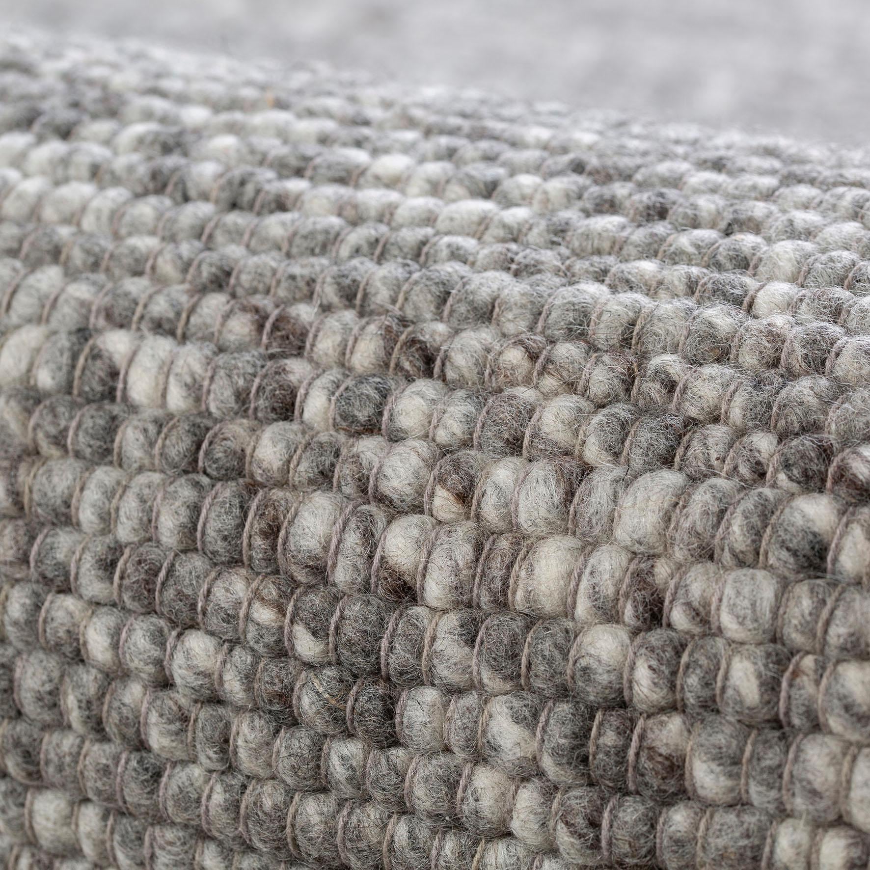 Obsession Wollteppich »My Kjell 865« rechteckig 10 mm Höhe handgewebter Wendeteppich, meliert, reine Wolle, Wohnzimmer