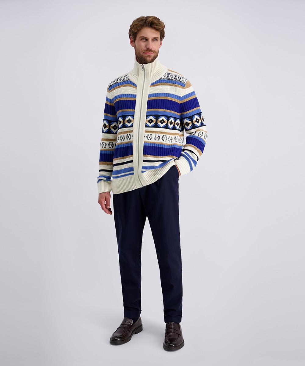 Pierre Cardin Veste en tricot mit Reissverschluss