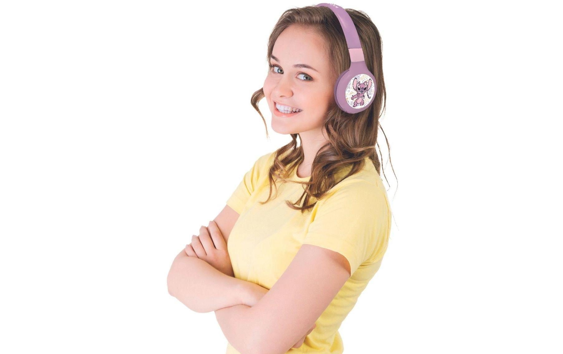 Lexibook® Casque supra-auriculaire »Disney Stitch Angel 2in1 Bluetooth-Kopfhörer«