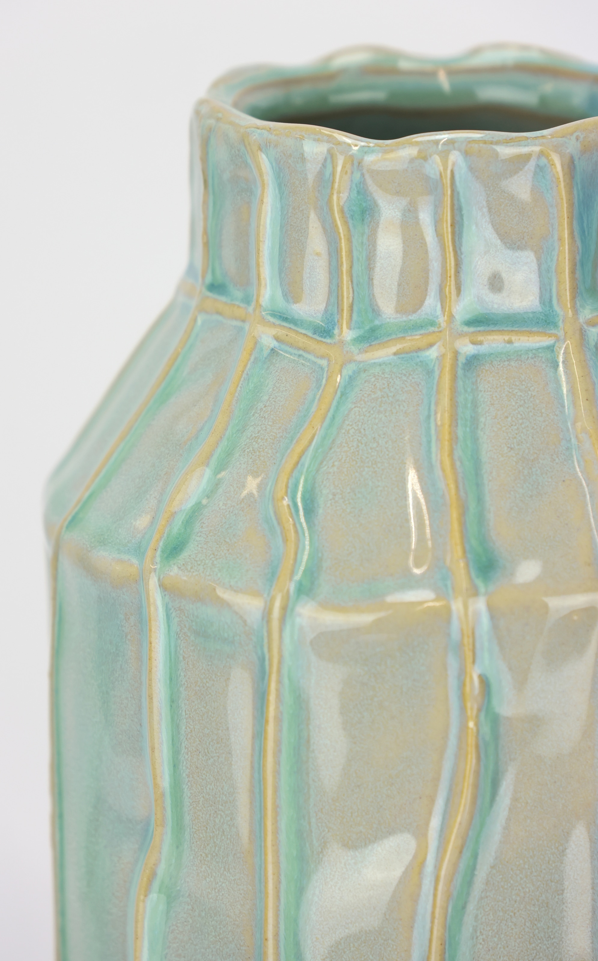 I.GE.A. Dekovase »Vase aus Keramik« Dekovase Blumenvase Modern für Tischdeko Tischvase Deko Trockenblume