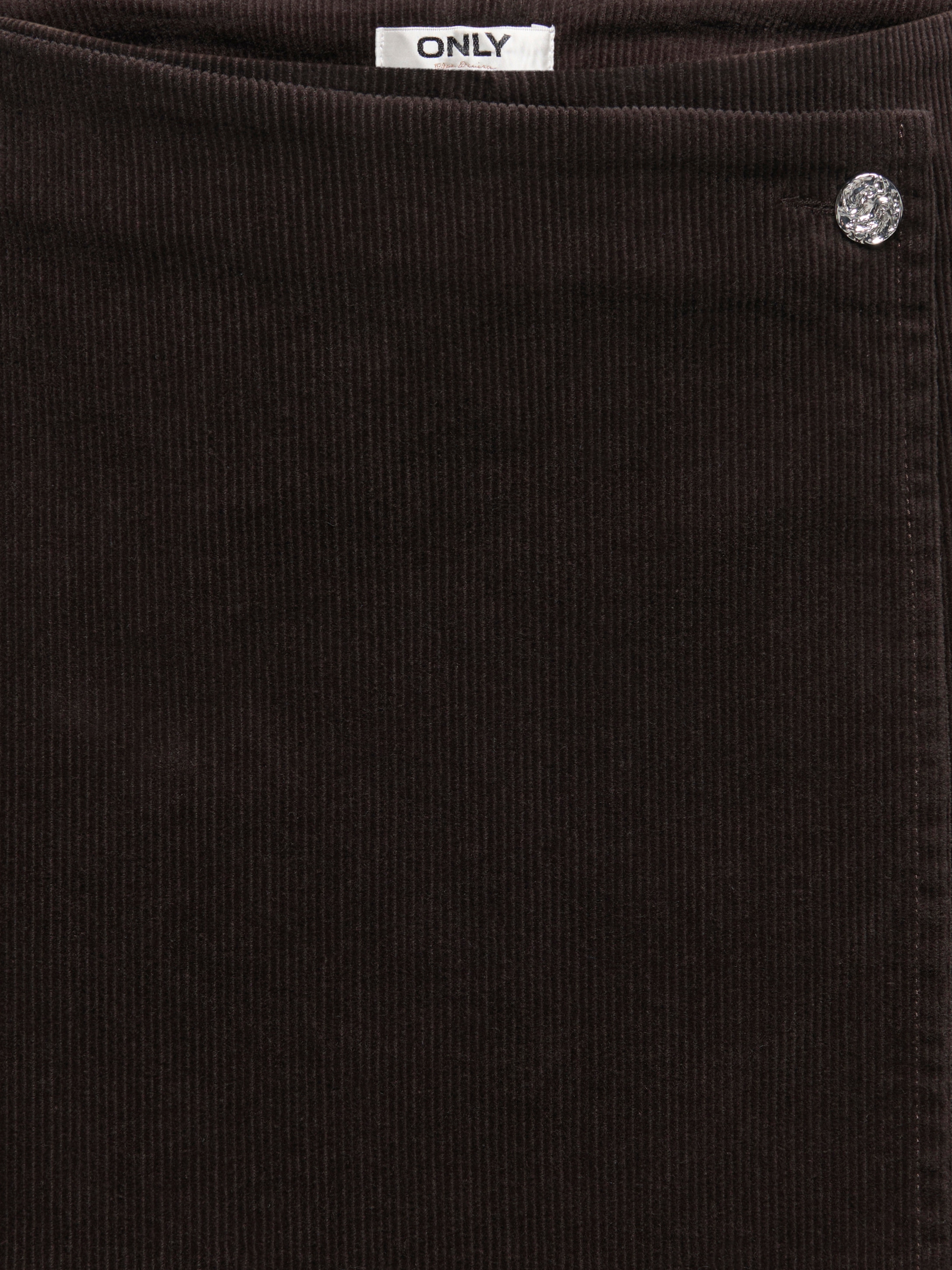 ONLY Jupe en velours »ONLZEVA HW CORD WRAP SKORT CC PNT« mélange de coton, velours côtelé avec stretch