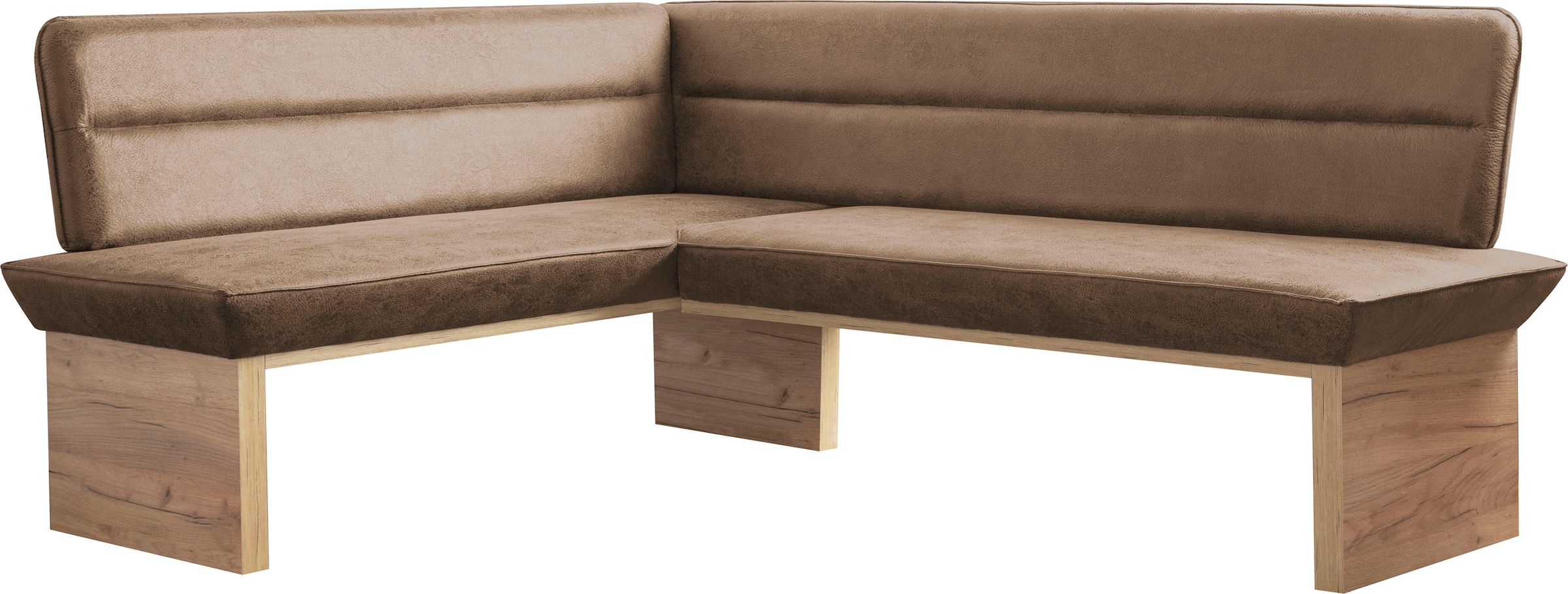 Home affaire Ensemble de bancs d'angle »Beluna + Cross Essecke Sitzgruppe Eckbank Küchenbank BESTSELLER« Set, Eckbank, 2 Stühle und Tisch, 4 cuis tlg. Sitzgruppe Esszimmer Stühle Tisch und Bank bequem gepolstert