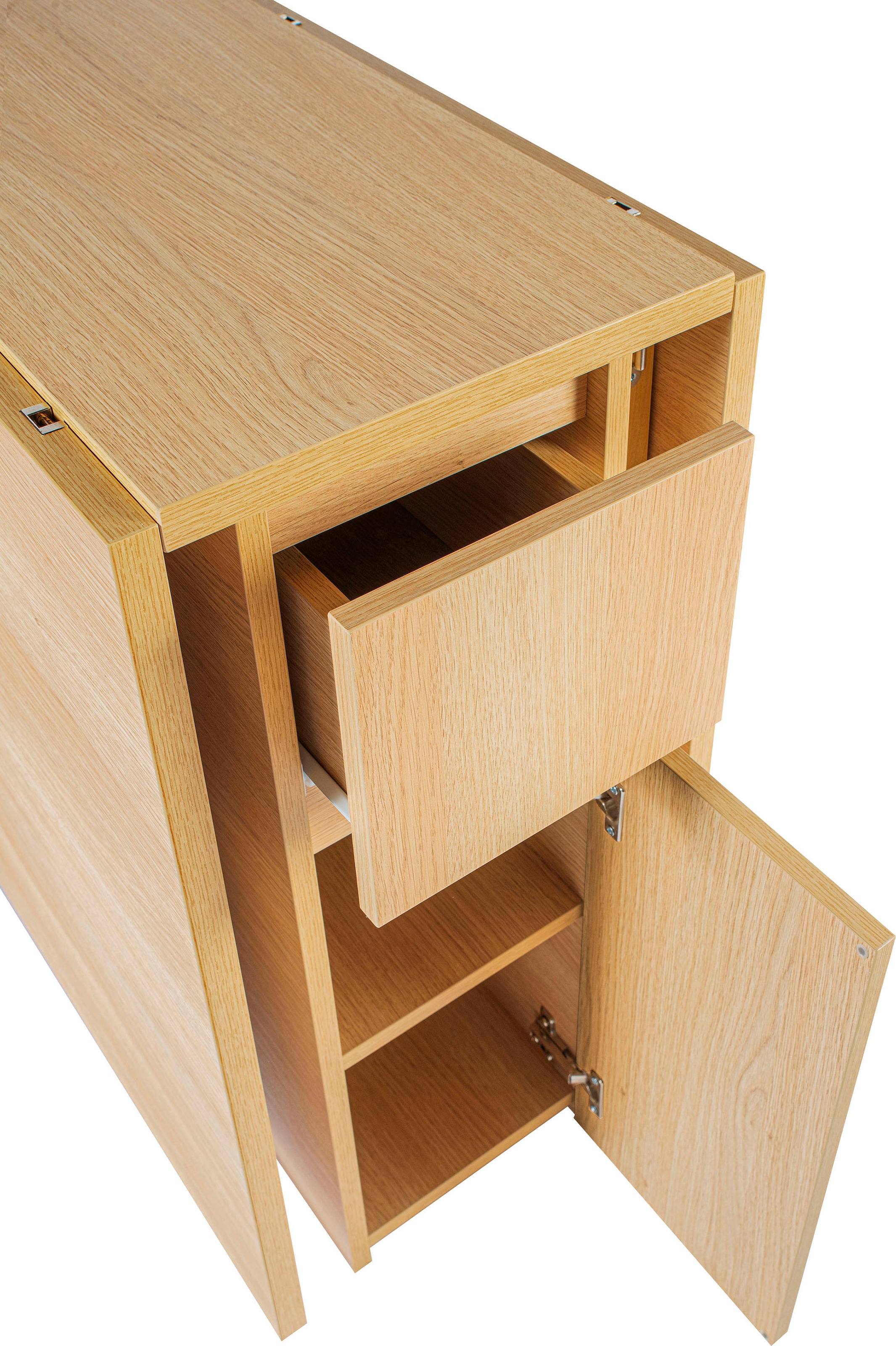 Woodman Esstisch »Jasper« mit einer rechteckigen Tischplatte und Auszugsfunktion, Breite 90 cm