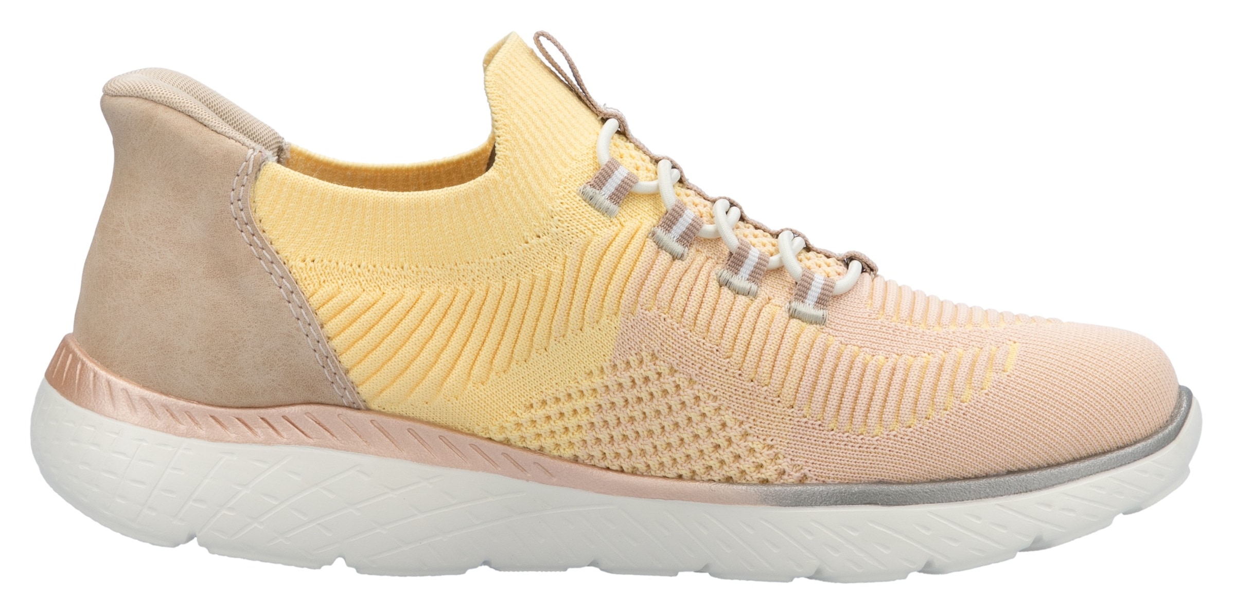 RIEKER Sport Baskets slip-on »Ready2GO«  , chaussure basse, chaussure de loisirs, mocassin avec semelle intérieure MemoSoft