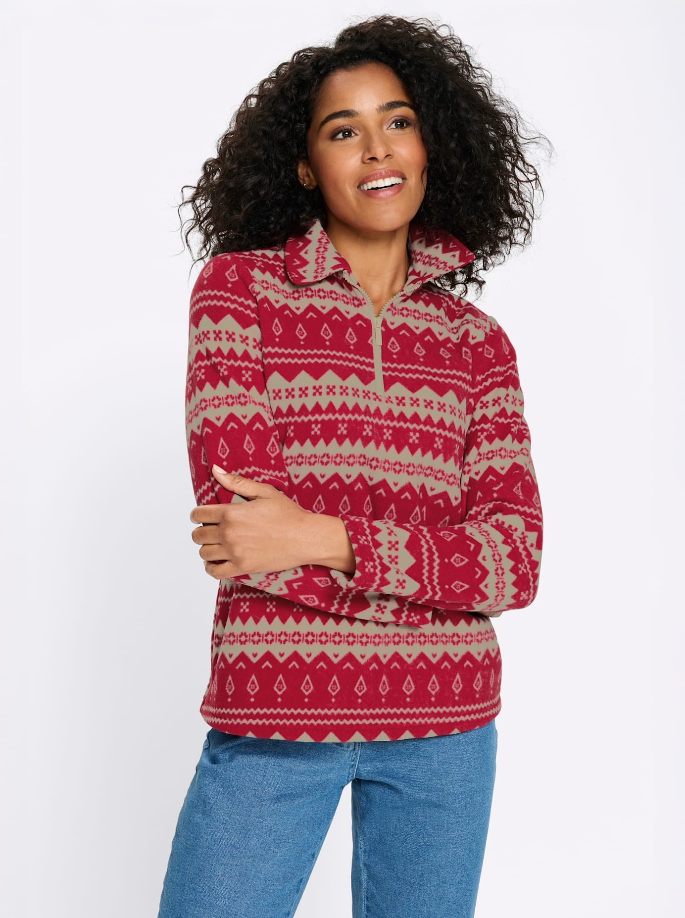 Classic Basics T-shirt en polaire »Fleece-Shirt« 1