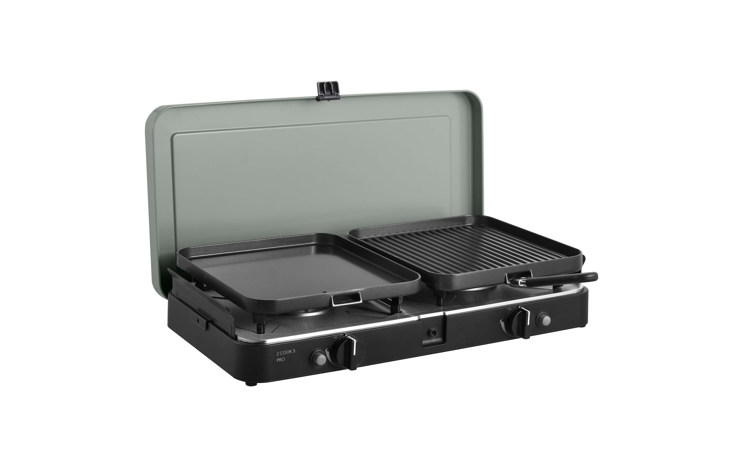   Gaskocher »2-Cook 3 Pro Deluxe« Stahl 55 cmx31 cm