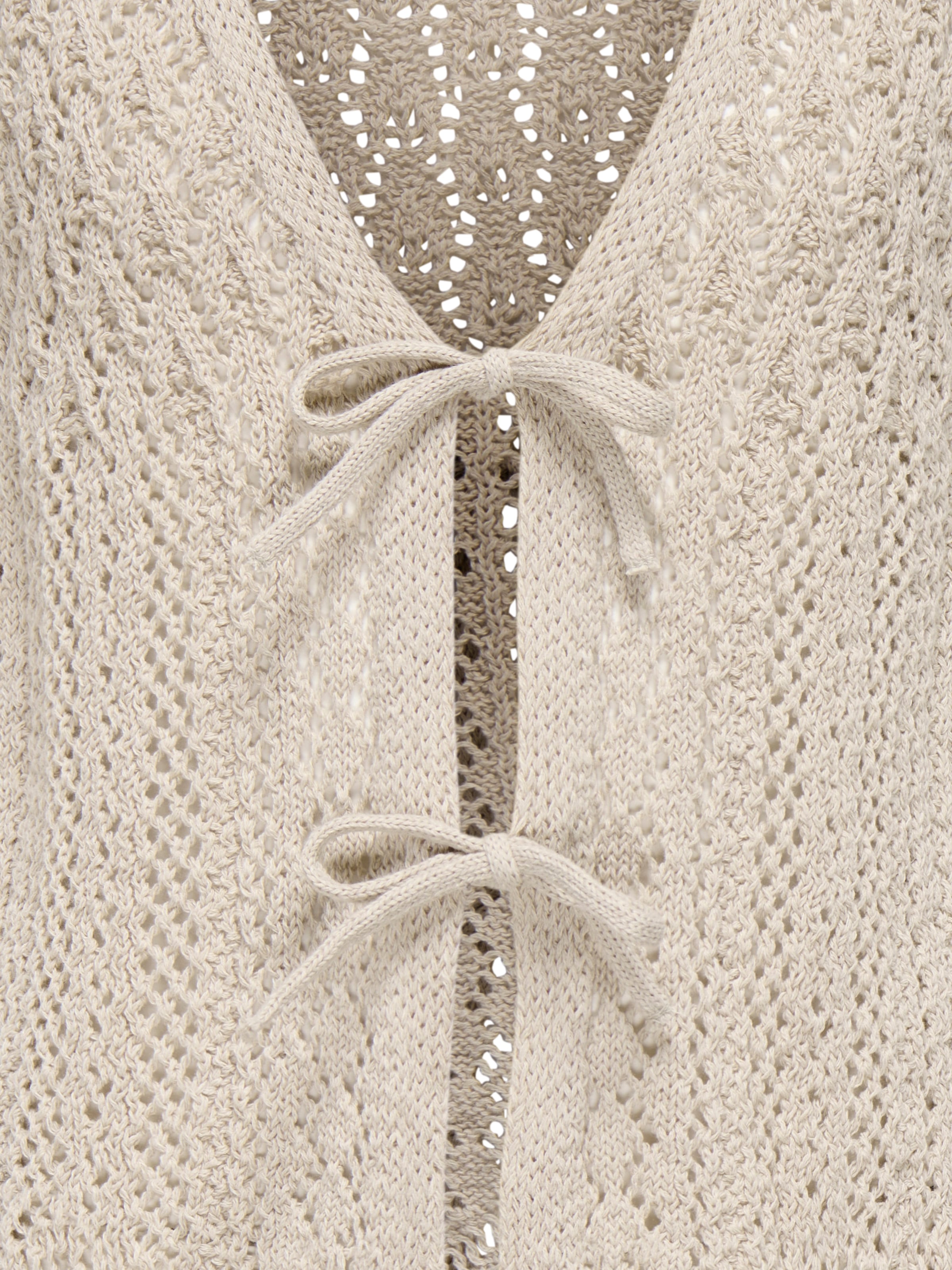 KIDS ONLY Veste en tricot ajouré »KOGNOLA LIFE SL TOP KNT« sans manches, motif ajouré