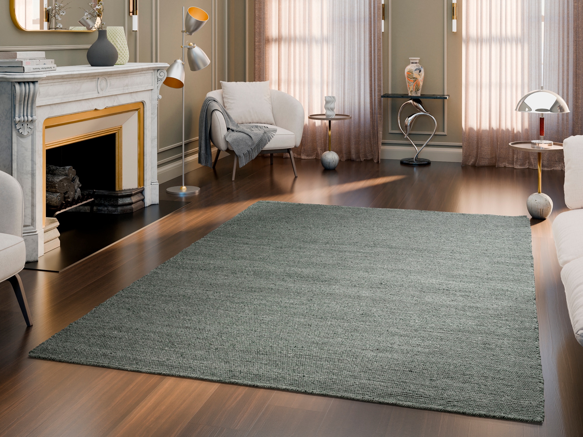 OCI DIE TEPPICHMARKE Tapis »TINY , Wendeteppich« Rectangulaire 9 mm Höhe tissé à la main, 50 % laine, fibre naturelle