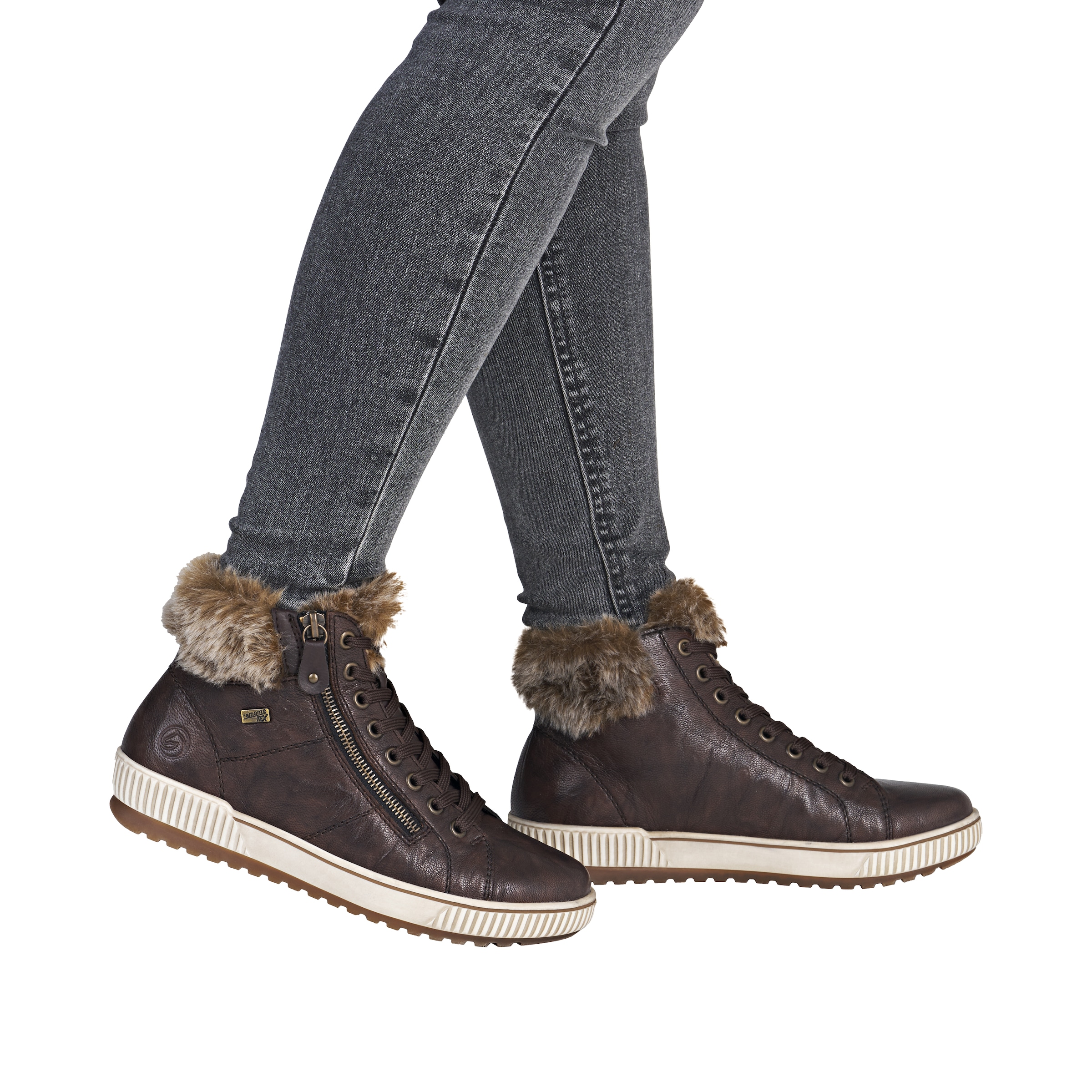 Remonte Bottes d'hiver  plateforme, chaussure outdoor à lacets avec membrane TEX déperlante