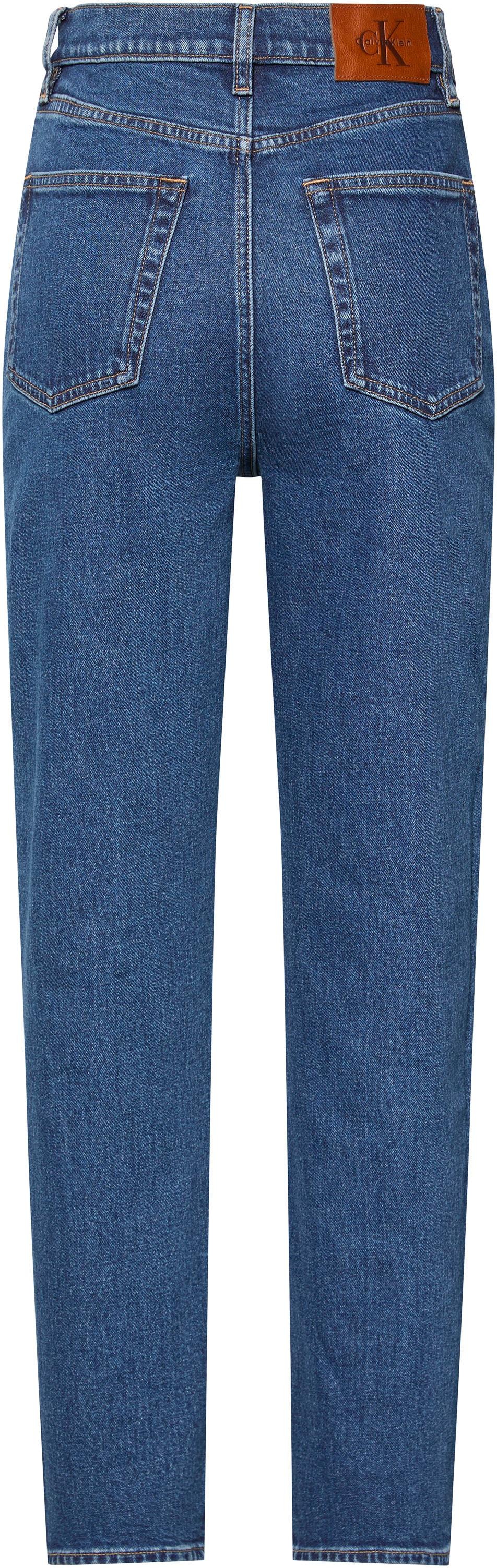 Calvin Klein Jeans Jeans droit »HGH RS STRGHT CK ESS« avec passants pour ceinture