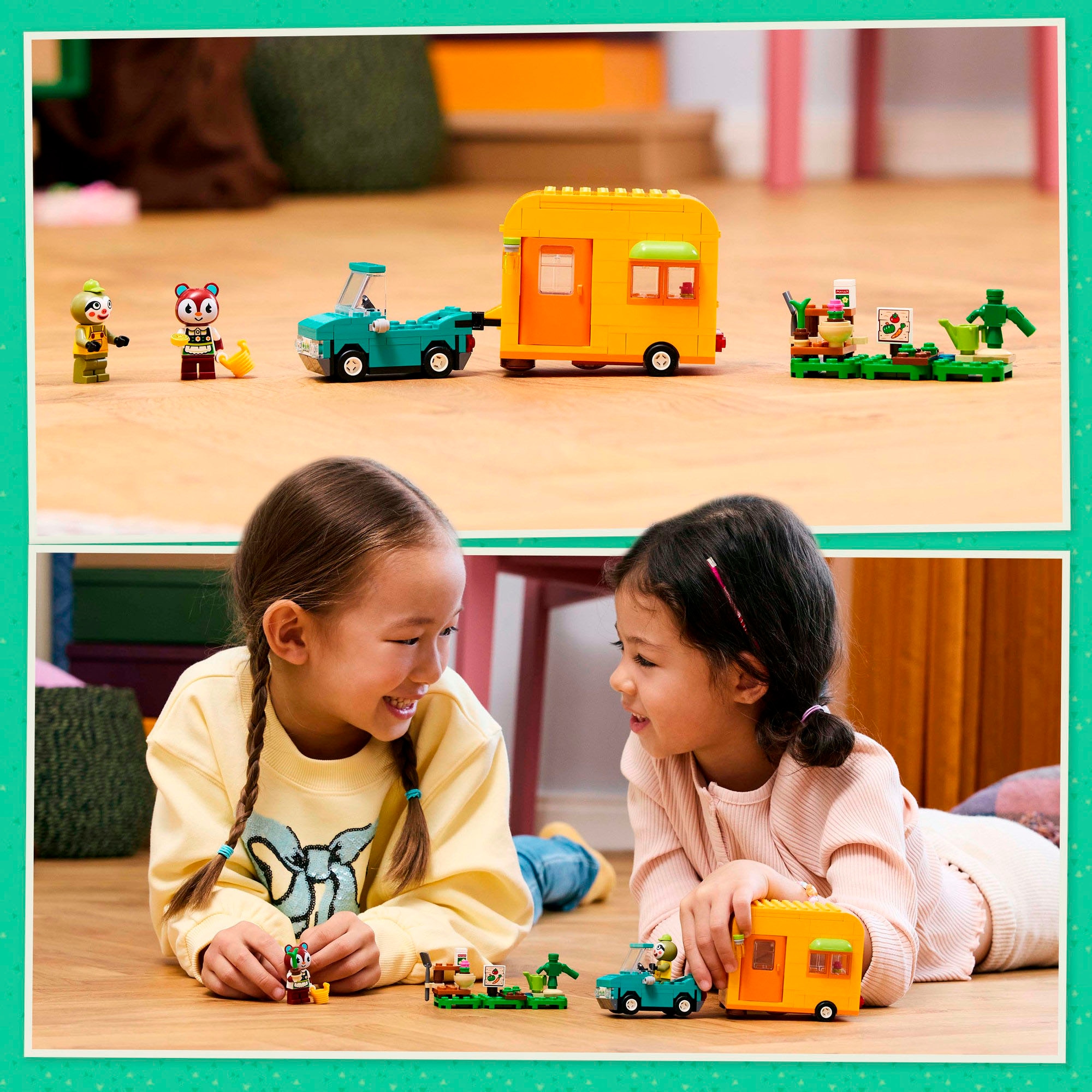 LEGO® Pions de construction »Gerds Wohnwagen & Gärtnerei (77054), LEGO Animal Crossing« Made in Europe