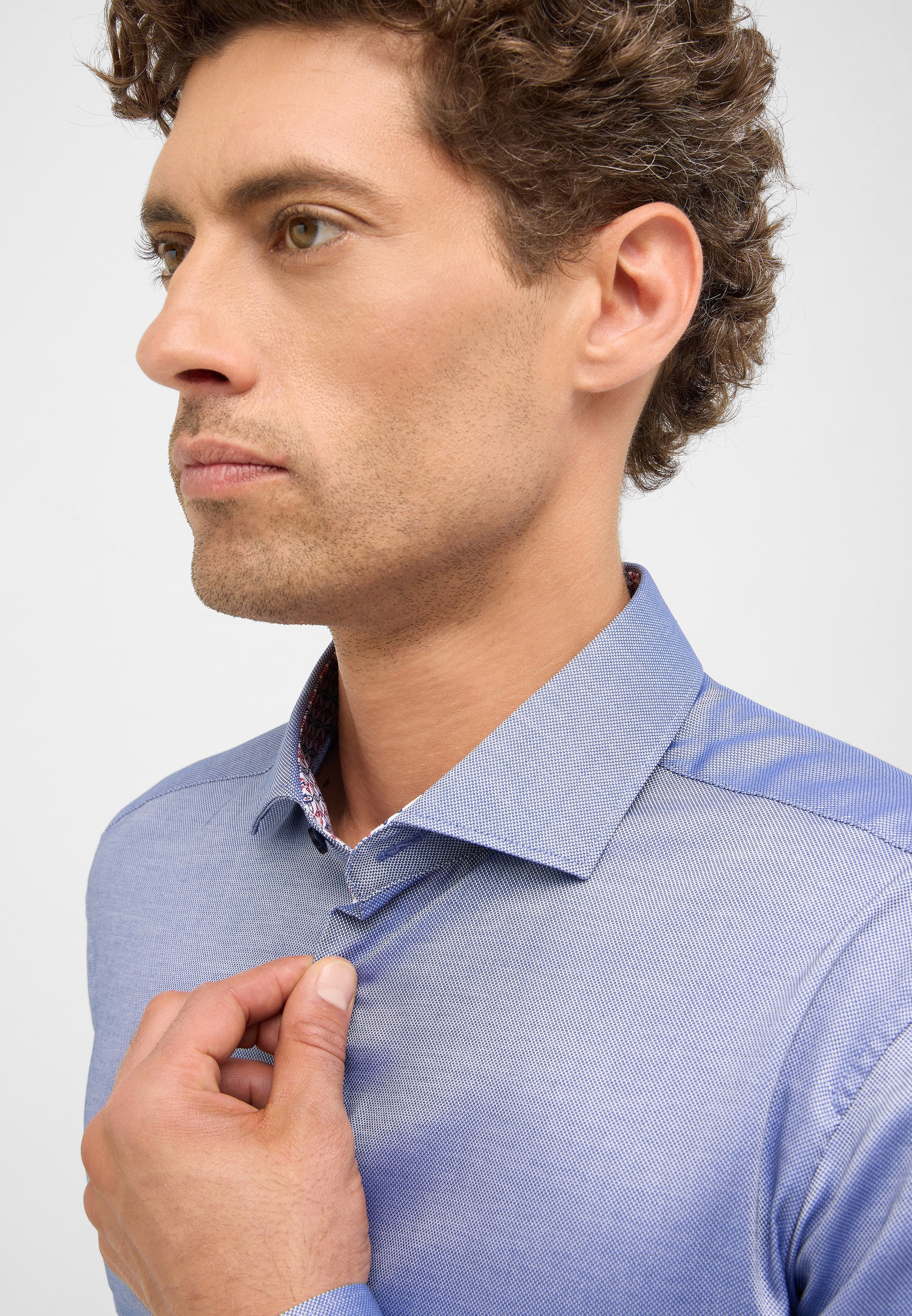 Eterna Langarmhemd »SUPER SLIM« EASY IRON (bügelleicht)